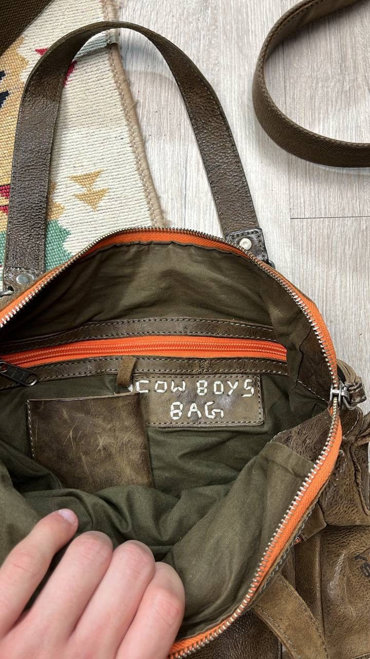Leather × Vintage Rare Vintage Leather Coboys Bag shoulder bag Size ONE SIZE - 7 Thumbnail