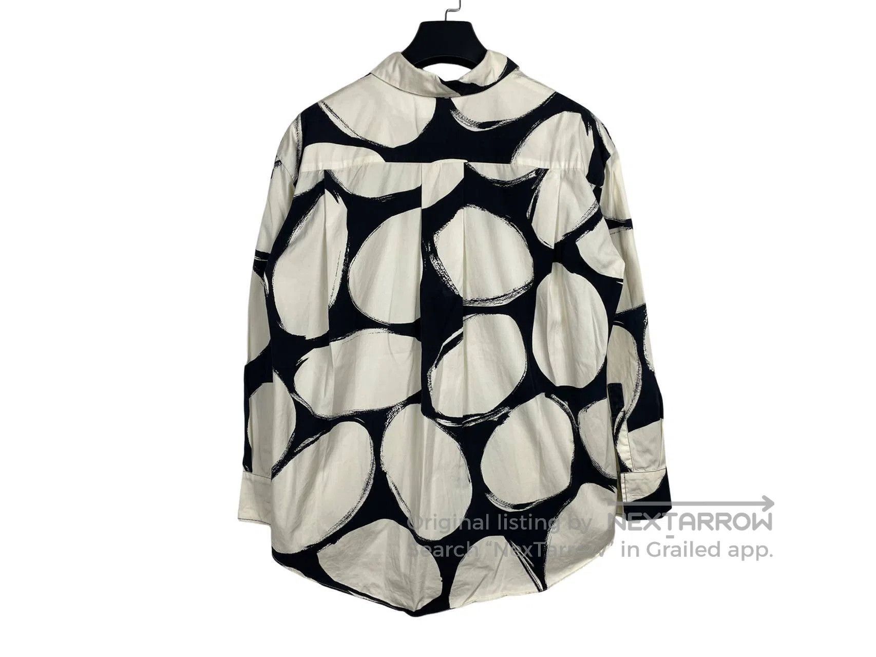 Marni MARNI Polka Dot Printed Loose Fit Long Sleeve Shirt Size XS / US 0-2 / IT 36-38 - 2 Thumbnail