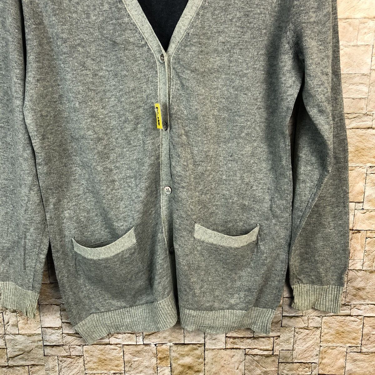 Homespun Knitwear × Japanese Brand Japanese Brand Grey Cardigan Knitwear #A1210 Size US M / EU 48-50 / 2 - 6 Thumbnail