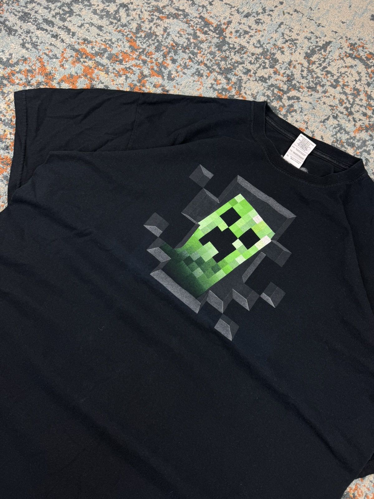 Vintage Vintage 00s Minecraft mojang creeper video game promo tee Size US XL / EU 56 / 4 - 3 Thumbnail