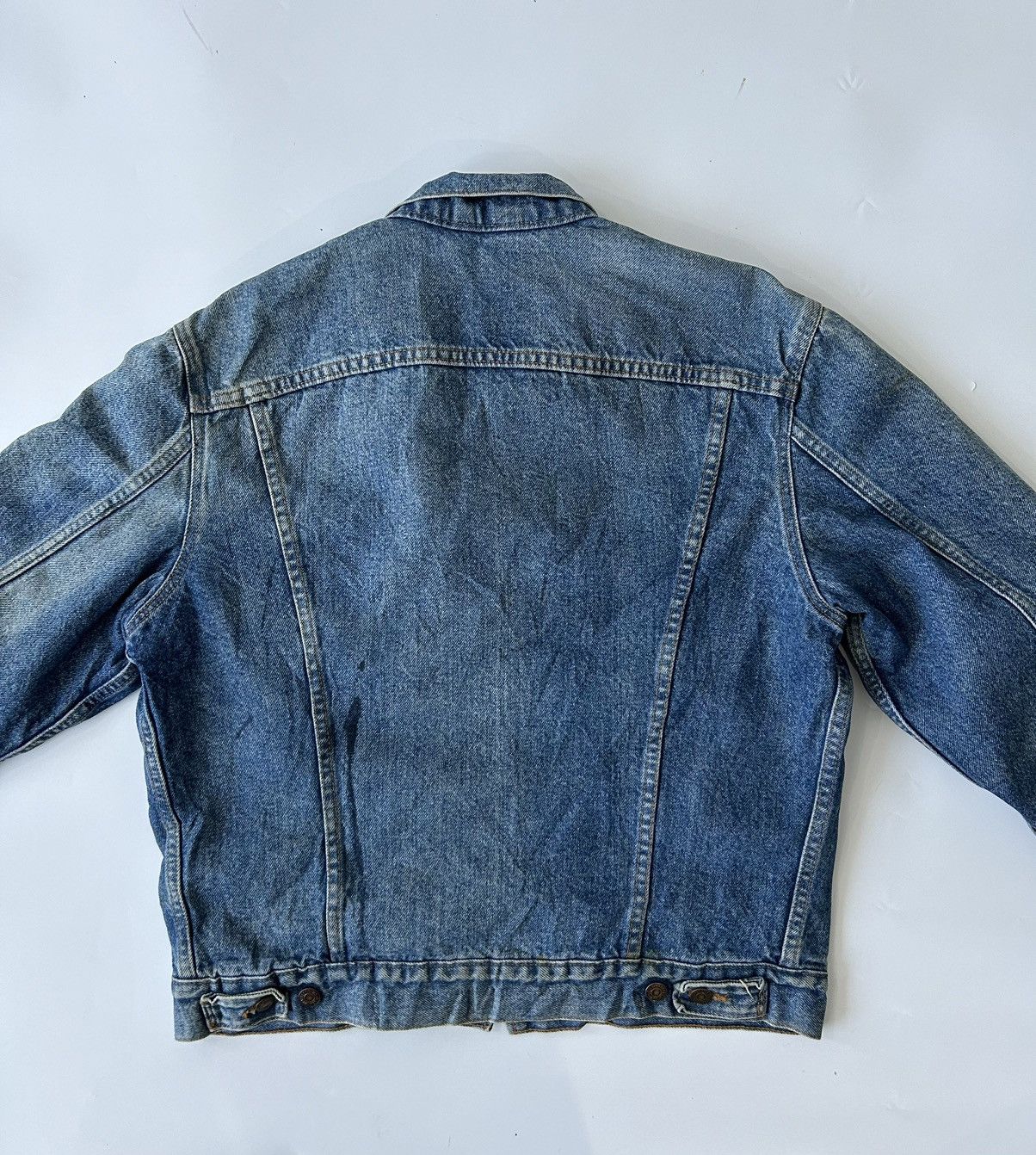 LVC × Levi's VINTAGE 90s LEVI’s BLANKET LINED DENIM TRUCKER JACKET Size US L / EU 52-54 / 3 - 11 Thumbnail