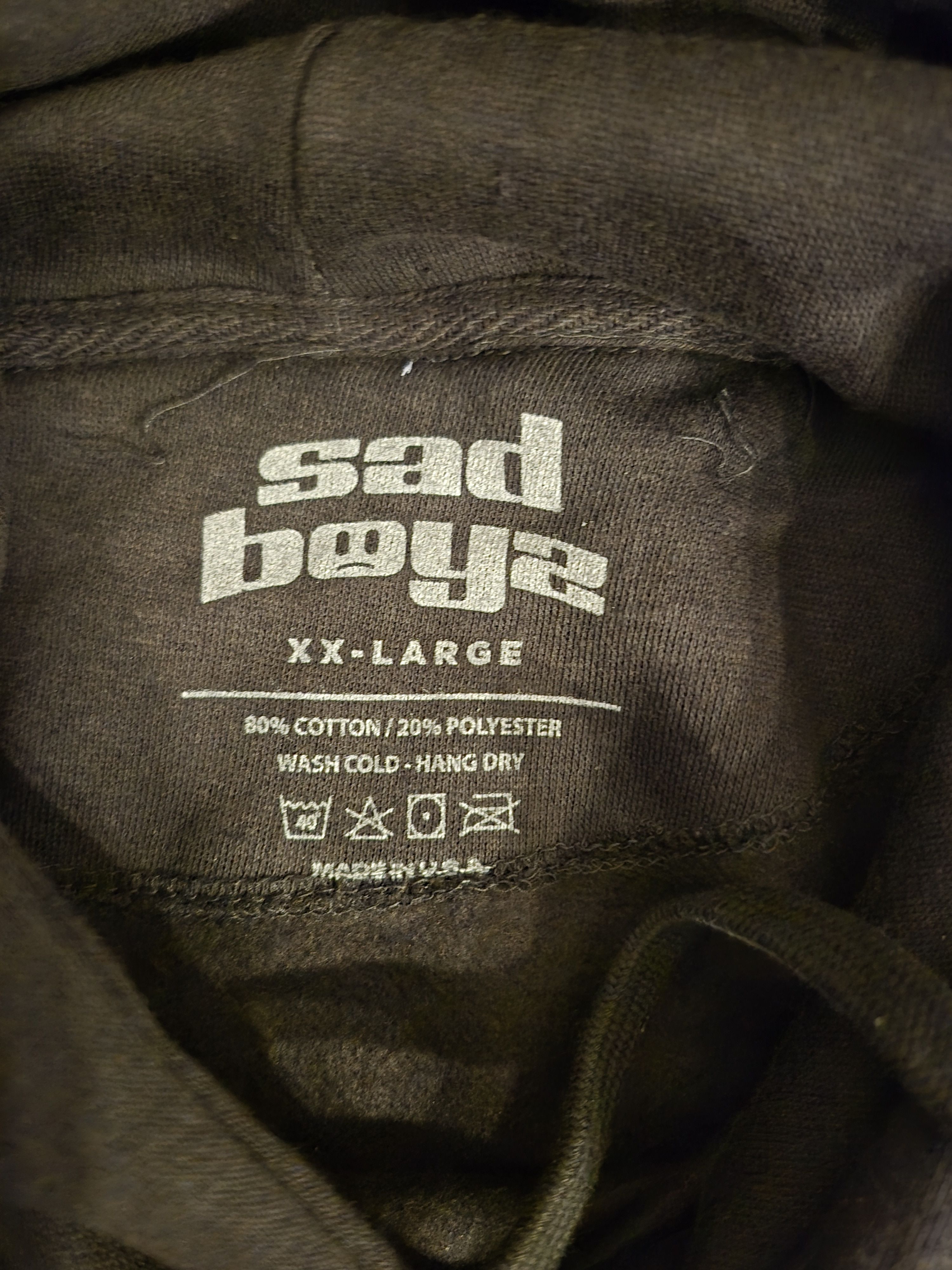Sad Boys Sad Boys Hoodie Size 2Xl Size US XXL / EU 58 / 5 - 3 Thumbnail