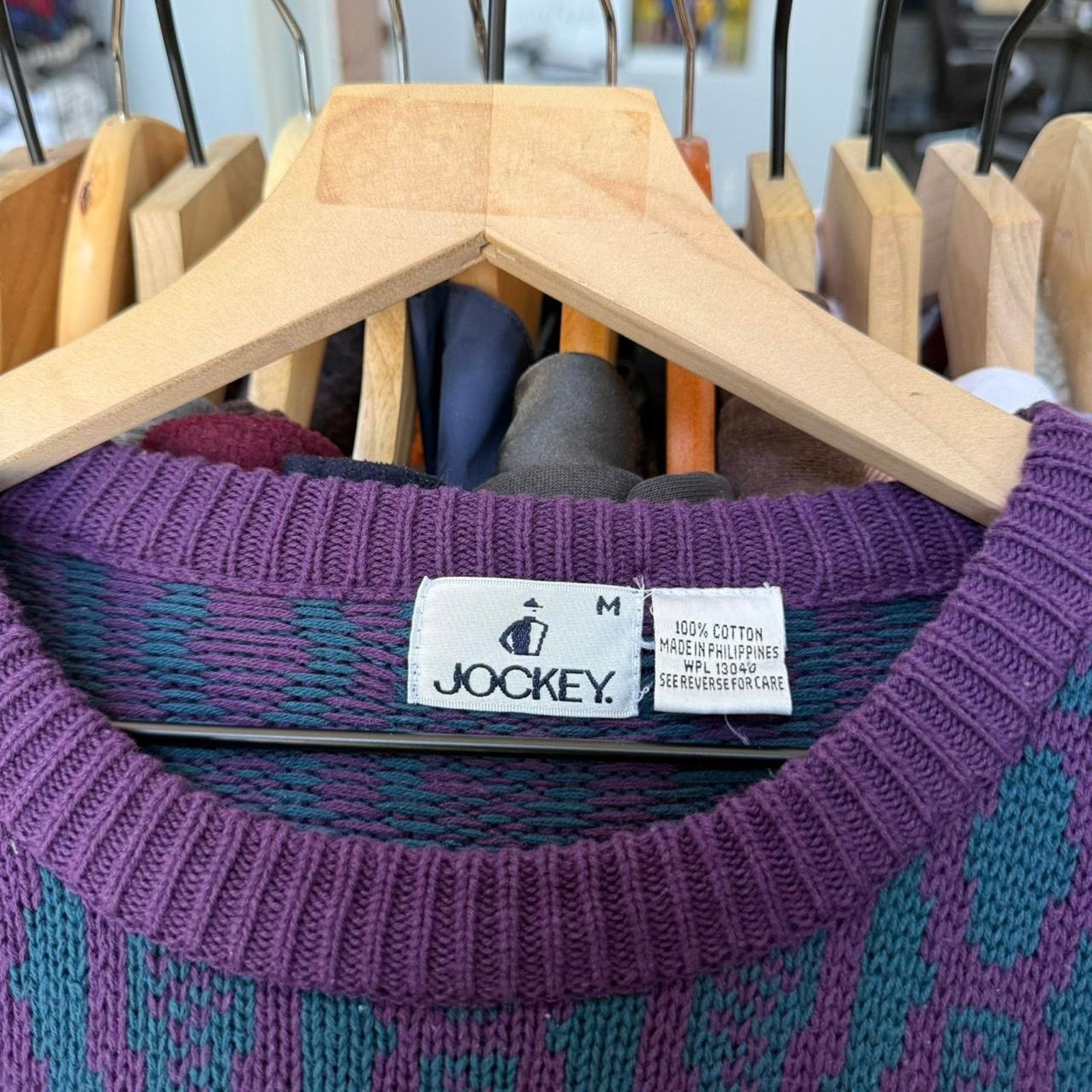 Jockey Vintage Jockey Geometric Sweater With Really Cool Pattern Size US M / EU 48-50 / 2 - 6 Thumbnail