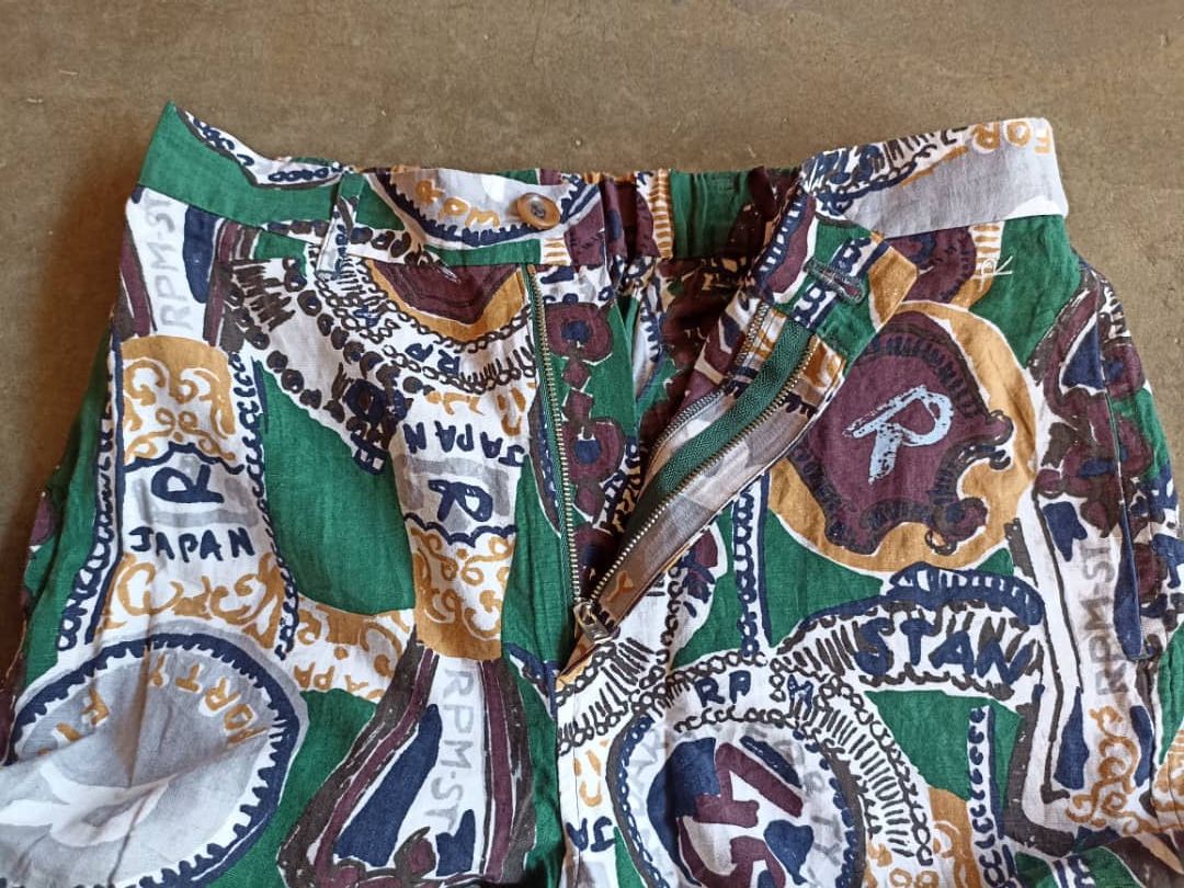 45rpm × Japanese Brand × Vintage Vintage Pants 45rpm Full Print Design Size 28" / US 6 / IT 42 - 9 Thumbnail