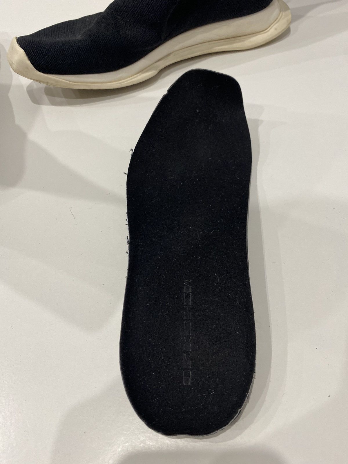 Rick Owens Drkshdw Rick Owens DRKSHDW Runner Stretch Sock Low Size US 9 / EU 42 - 7 Thumbnail