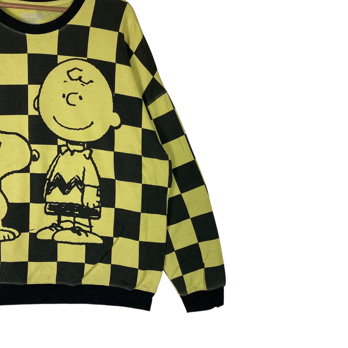 Peanuts Vintage Peanuts Checkered Pullover Jumper Sweatshirt Size US XXL / EU 58 / 5 - 4 Thumbnail