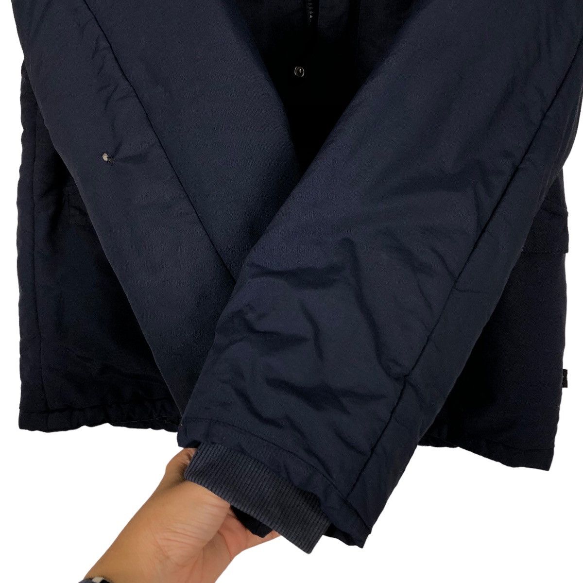 Adidas 🔥Vtg Biker Puffer Down Light Jacket Adidas Size US M / EU 48-50 / 2 - 15 Thumbnail