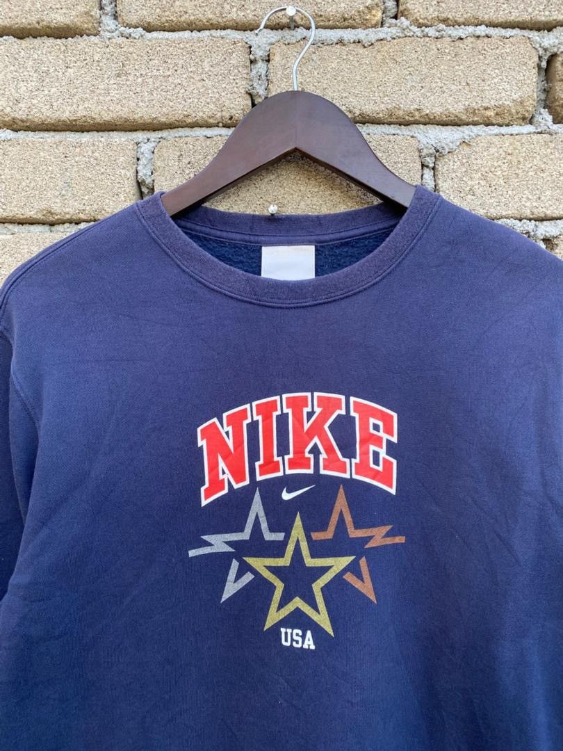 Nike Nike USA Spellout Crewneck Sweatshirt Size US L / EU 52-54 / 3 - 5 Thumbnail