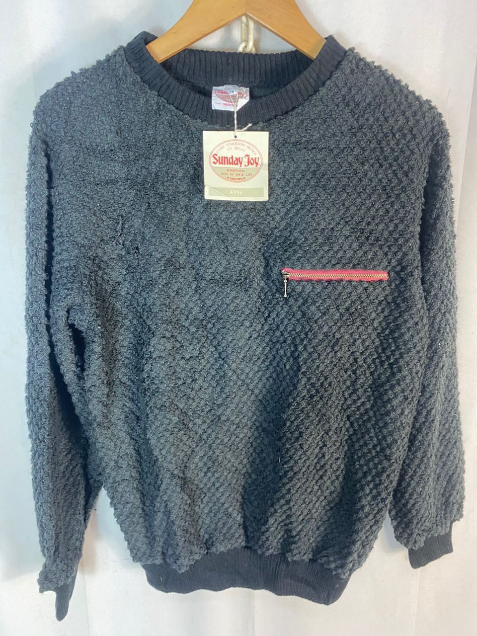 Japanese Brand Vintage Sunday joy knit sweatshirt Size US S / EU 44-46 / 1 - 3 Thumbnail