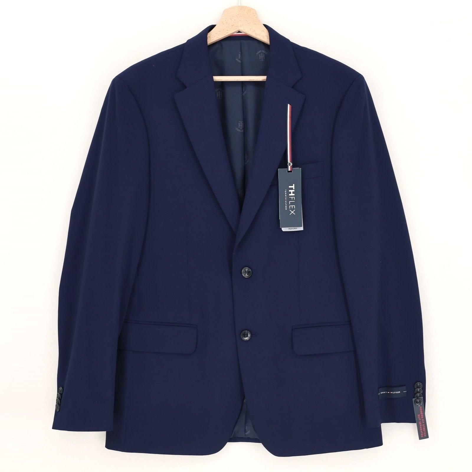 Tommy Hilfiger Tommy Hilfiger Men's Wool Modern-Fit Suit Jacket Size 38R Size 38R - 6 Thumbnail