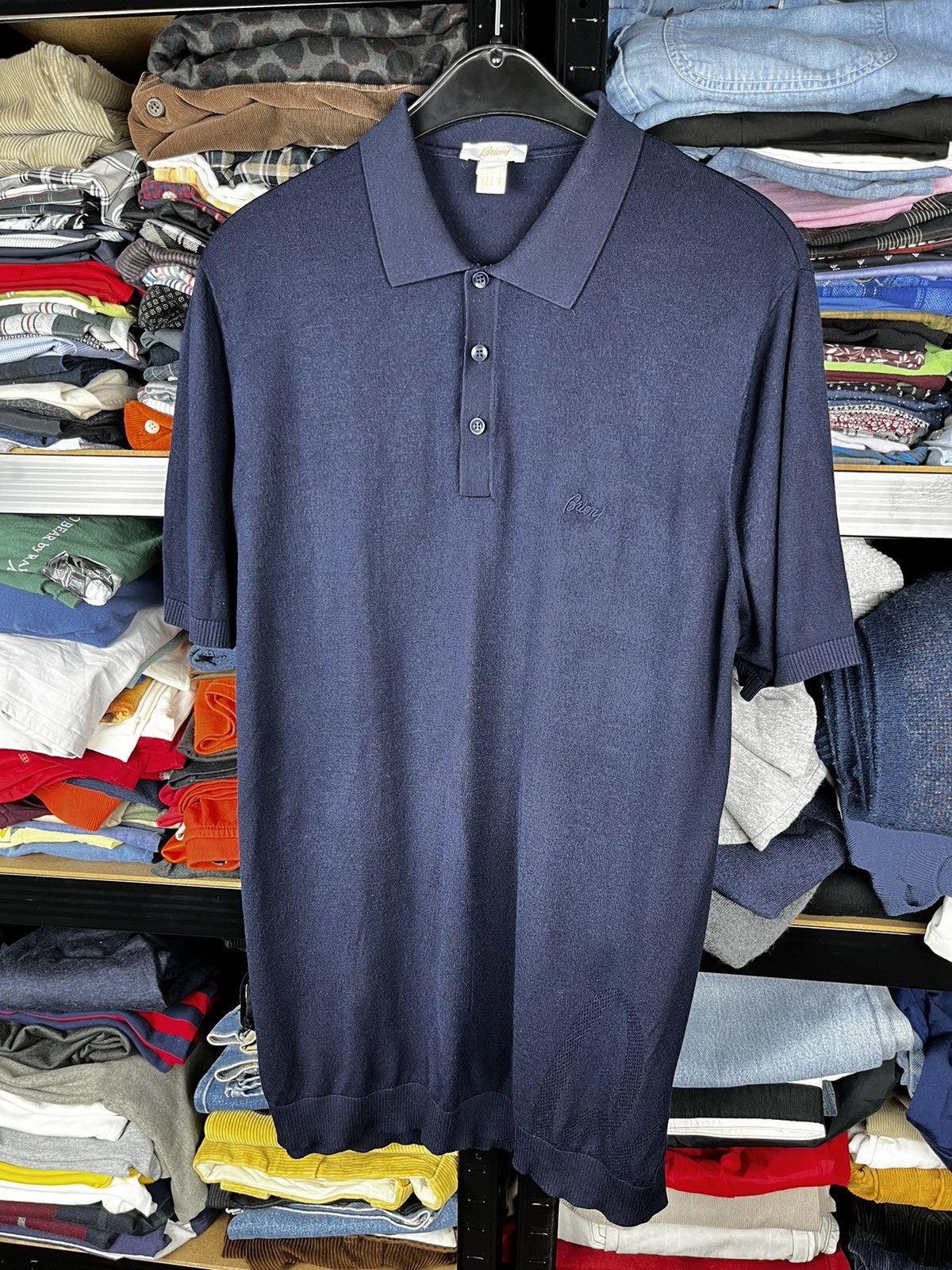 Brioni × Designer Brioni old money polo shirt Size US XXL / EU 58 / 5 - 1 Thumbnail