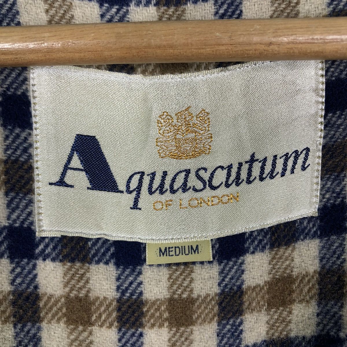 Aquascutum 🔥Vintage Long Duffle Jacket Aquascutum Wool Tartan Lining Size US M / EU 48-50 / 2 - 19 Thumbnail