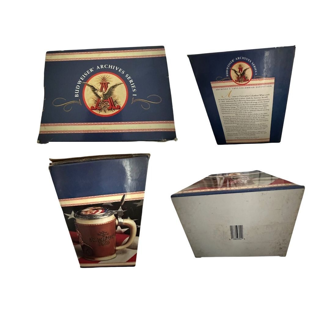 Budweiser Budweiser Archive Series Beer Stein 1983 Colombian Expositio Size ONE SIZE - 12 Thumbnail