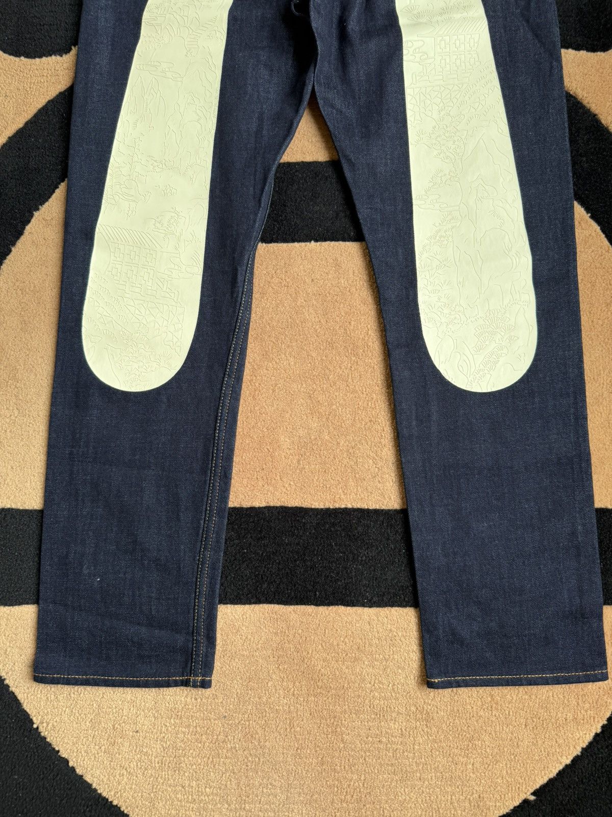 Evisu × Japanese Brand evisu white daicock style denim jeans size：31x30 Size US 31 - 6 Thumbnail