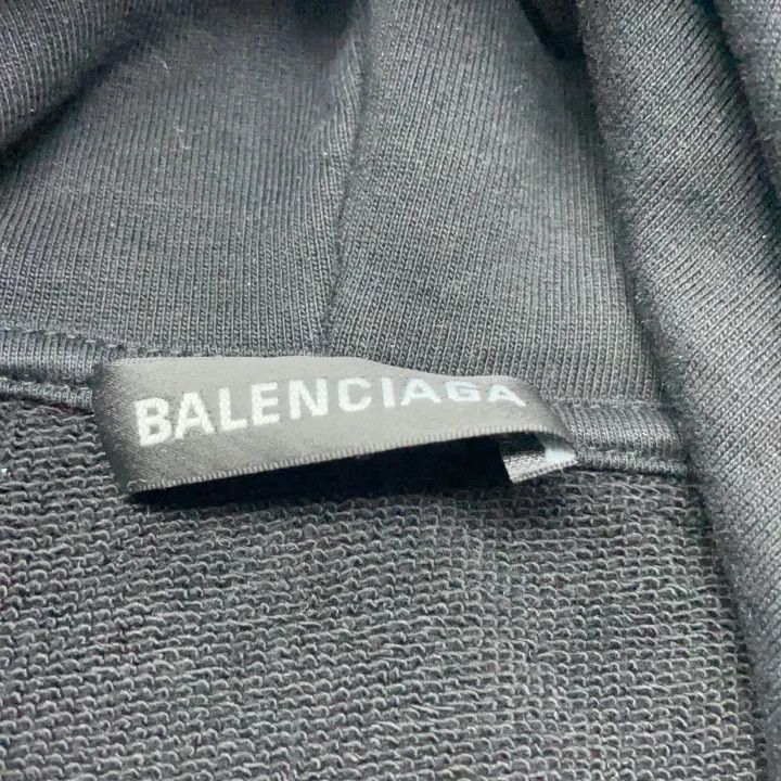 Balenciaga Balenciaga Balenciaga Black Hooded Sweatshirt -2507 Size US S / EU 44-46 / 1 - 3 Thumbnail