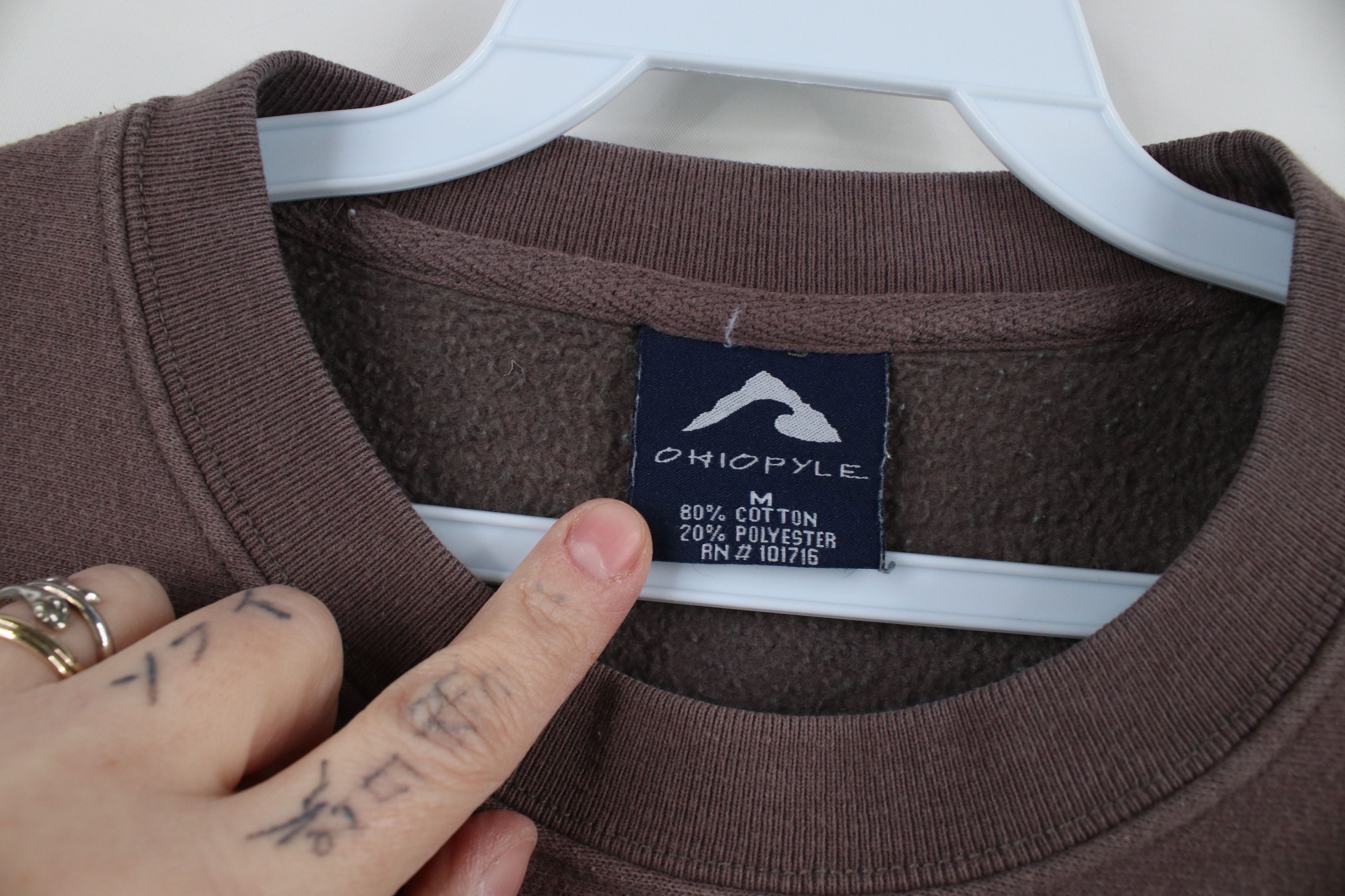 Vintage Vintage 90s Streetwear Pigment Stonewash Lakeside Sweatshirt Size US M / EU 48-50 / 2 - 9 Thumbnail