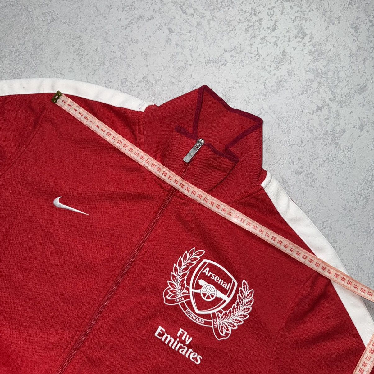 Nike Vintage 2011 Nike Arsenal Football Track Jacket Size US XL / EU 56 / 4 - 19 Thumbnail