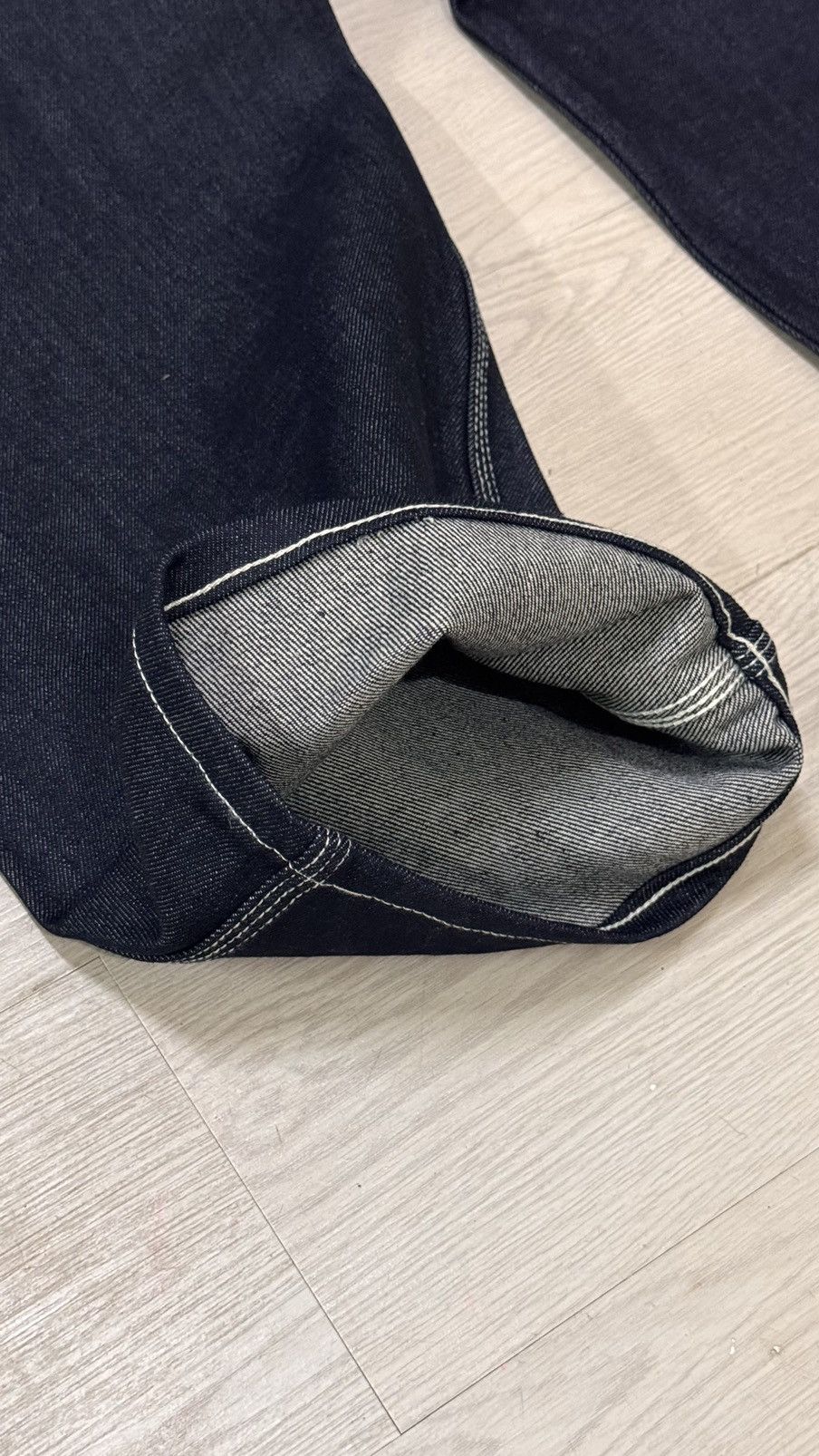 Jean Double Knee Carpenter Jeans Homemade Size US 32 / EU 48 - 4 Thumbnail