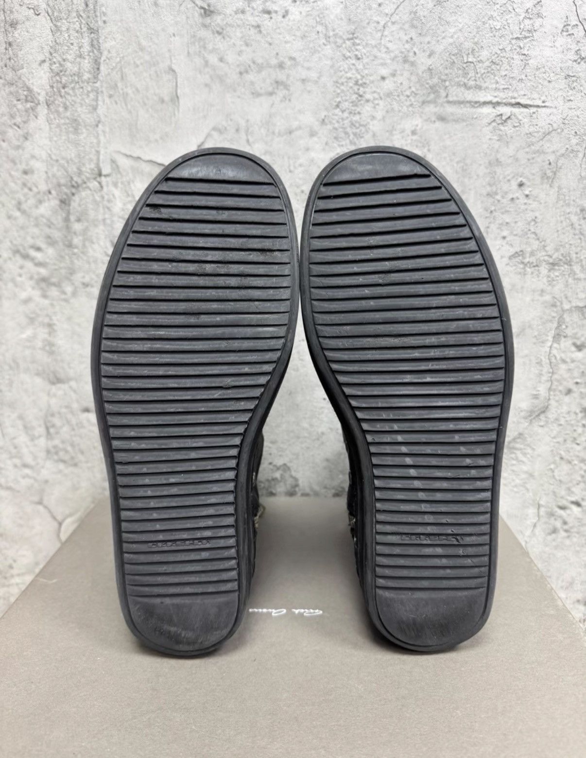 Rick Owens Rick Owens DRKSHDW Waxed Canvas High-Top K37 Size US 9.5 / EU 42-43 - 6 Thumbnail