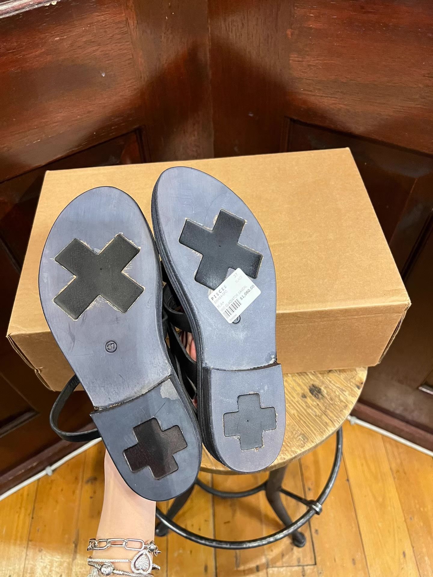 Ma+ m.a+ Women's Gladiator Sandals Ｑ25 Size US 6 / IT 36 - 6 Thumbnail