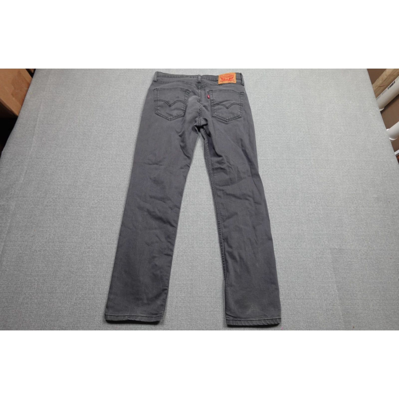 Levi's Levi's 511 Slim Fit Jeans Mens 32x32 Gray Charcoal Wash Denim Stretch Pants Size US 32 / EU 48 - 4 Thumbnail