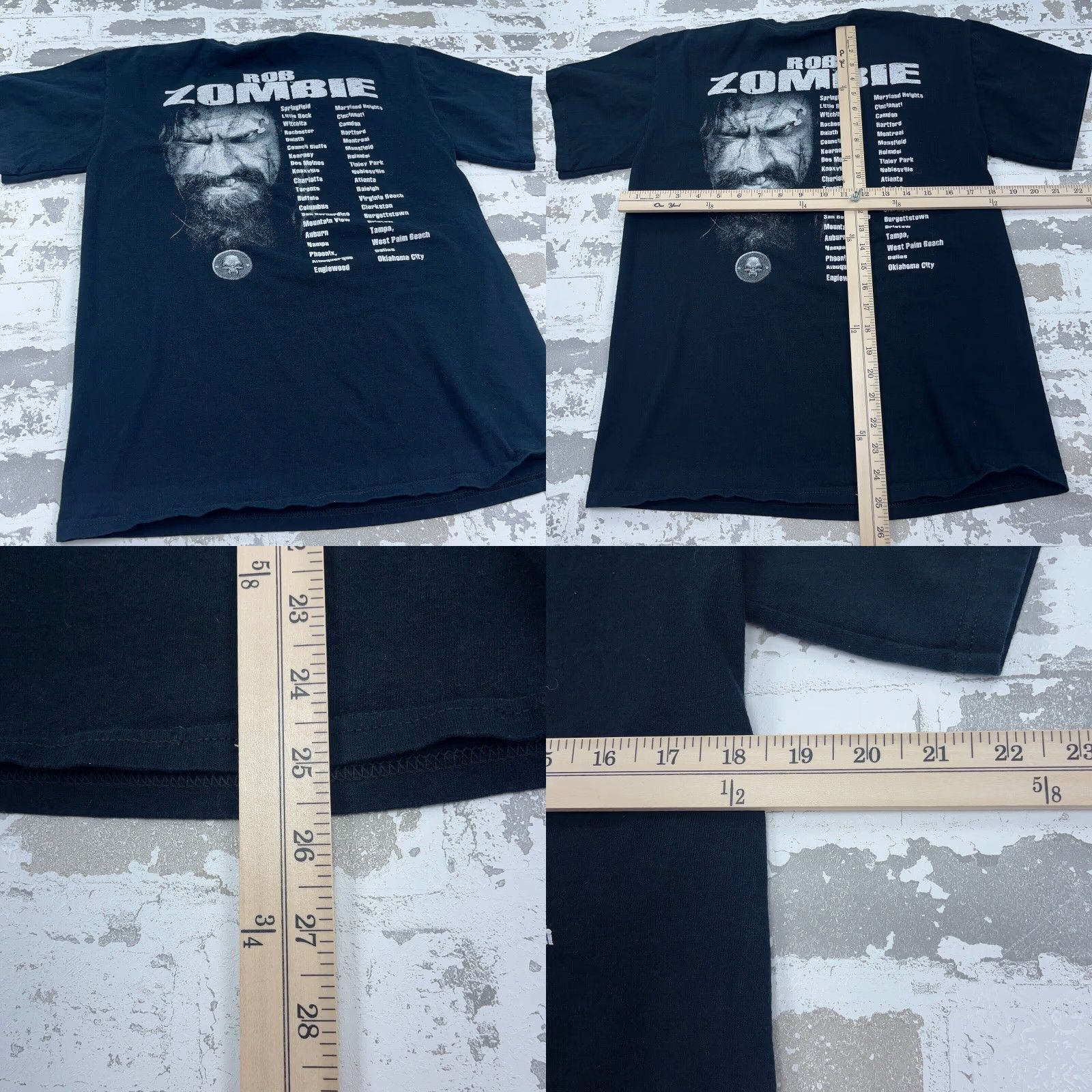 Doublet VINTAGE Nike Shirt Mens M Black Rock Band Punk Goth Double Sided Size US M / EU 48-50 / 2 - 8 Thumbnail