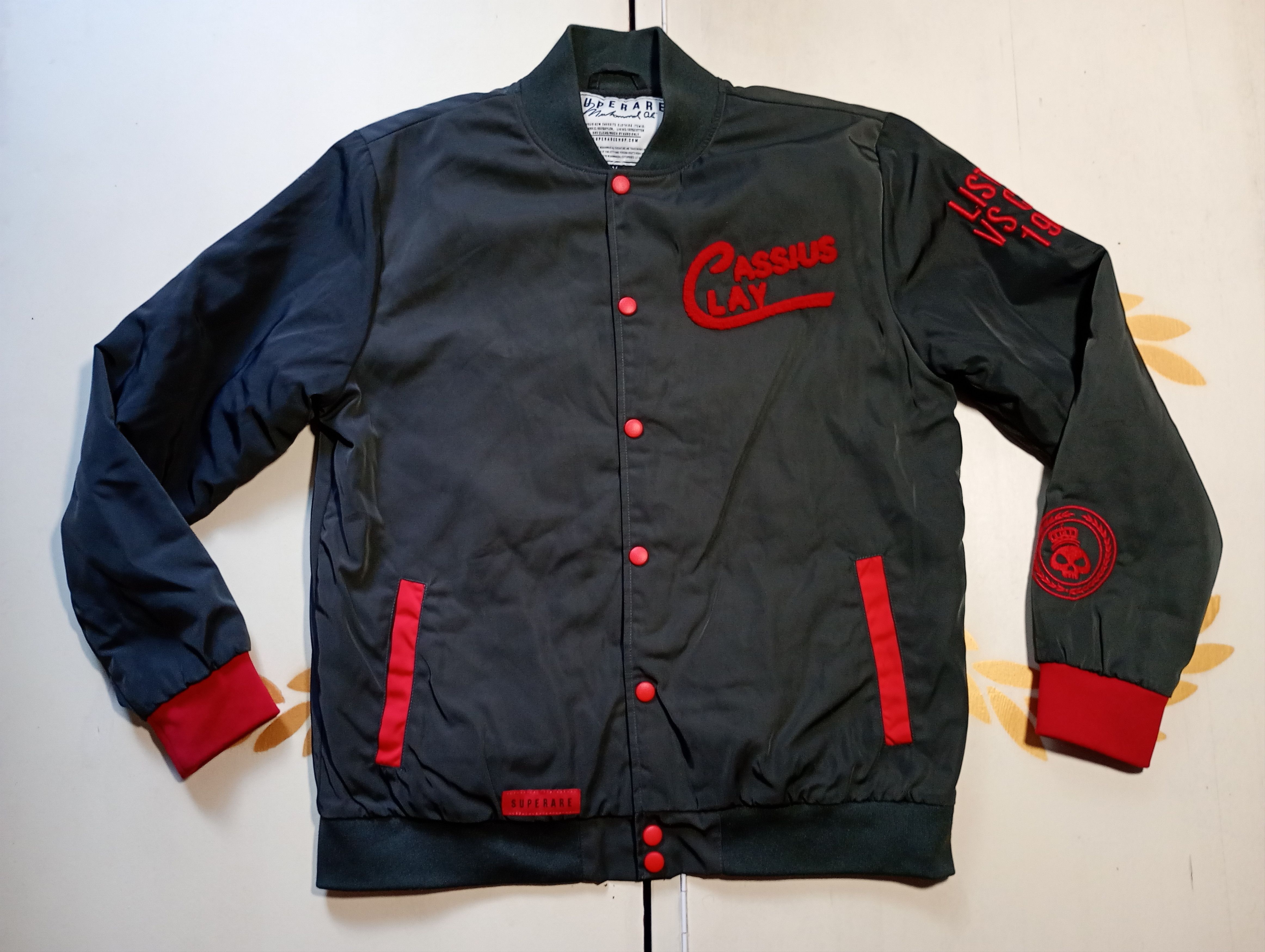 Vintage Superare x Muhammad Ali Cassius Clay Bomber Jacket Size US M / EU 48-50 / 2 - 1 Thumbnail