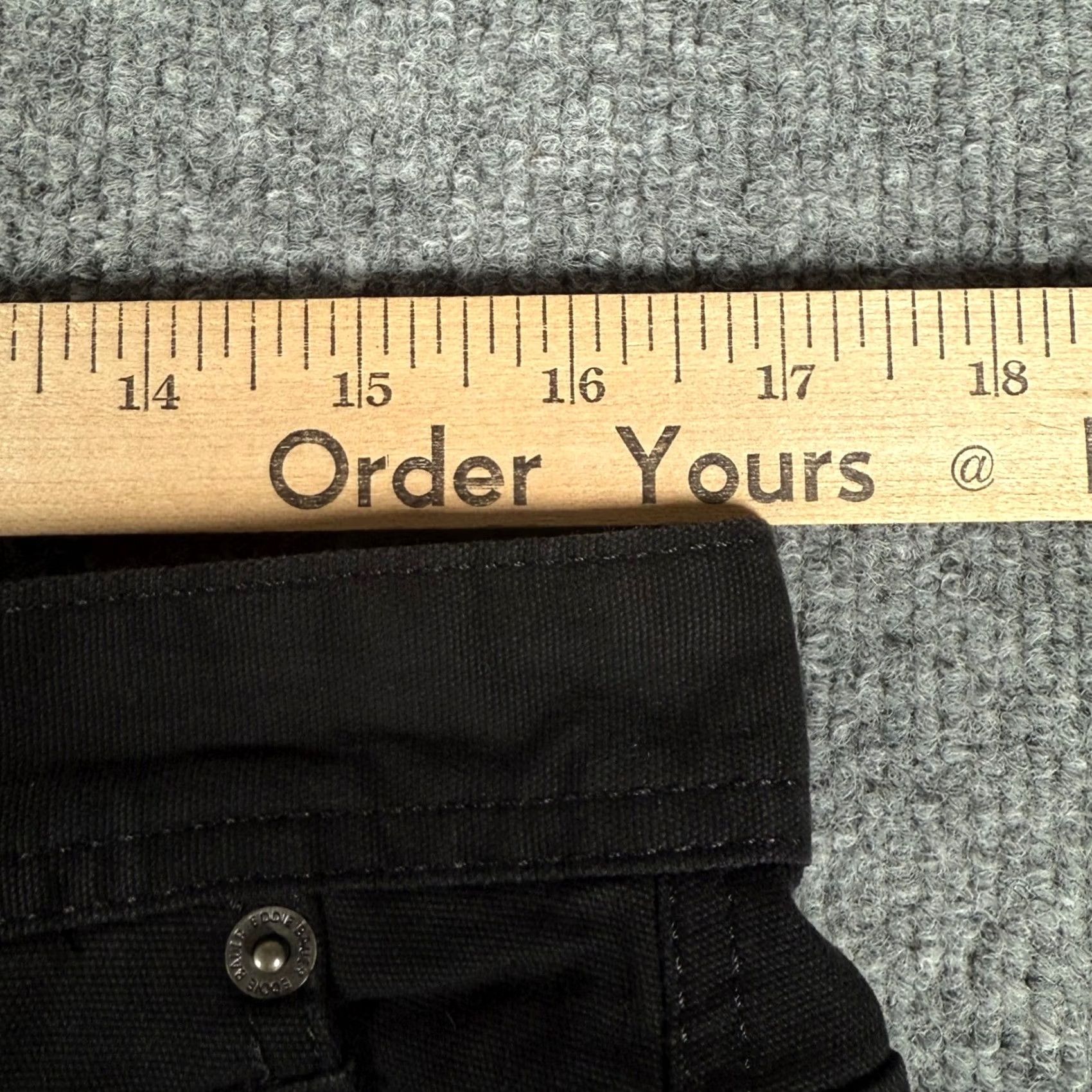 Eddie Bauer Eddie Bauer Canvas Utility Pants Mens 32x34 Black Stretch Outdoor Work Gorpcore Size US 32 / EU 48 - 7 Thumbnail