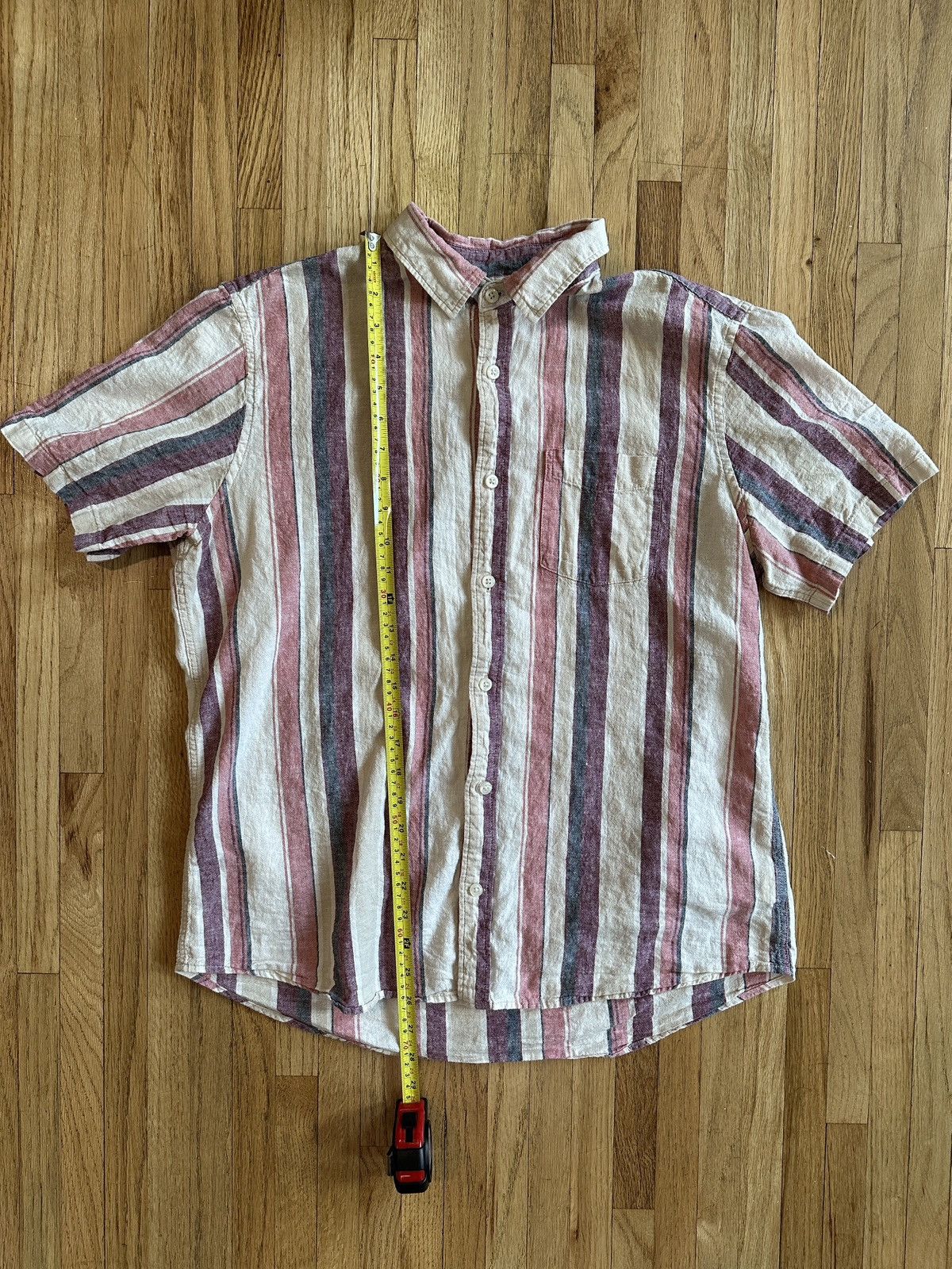Gap Summer Fit Boho 90s Short Sleeve Button Down Size L Size US L / EU 52-54 / 3 - 3 Thumbnail