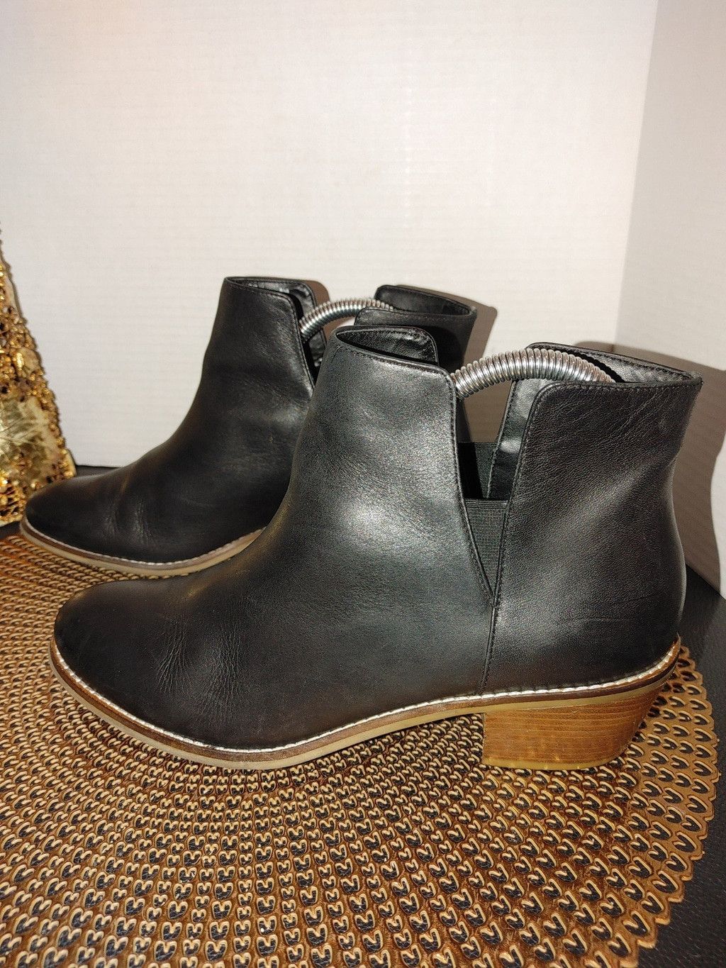 Cole Haan Cole Haan Laina Leather Booties Size 8.5B Size US 8.5 / IT 38.5 - 1 Thumbnail