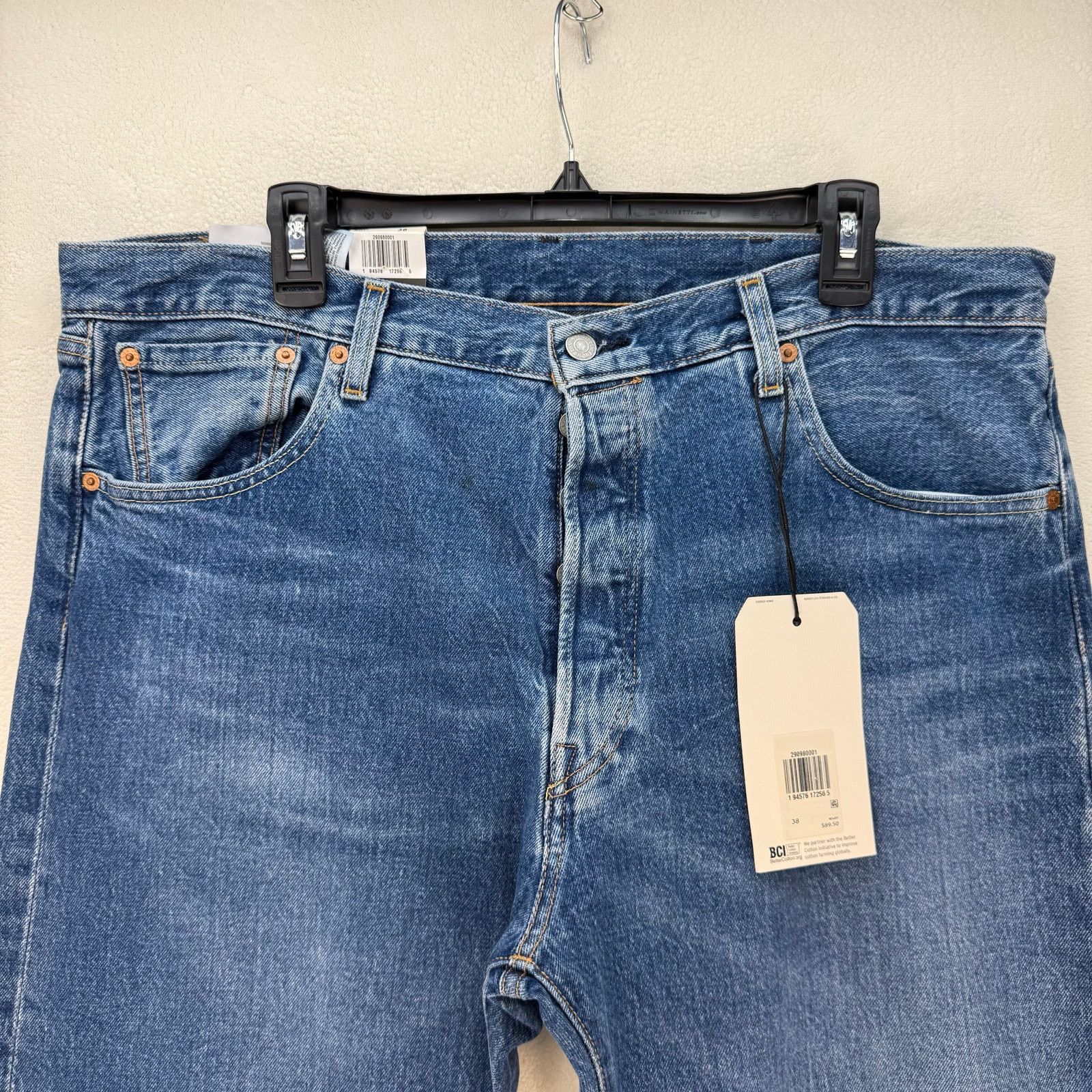 Levi's LEVI'S 501 '93 CROP BLEU EYES NIGHT MEN'S 38 MEDIUM WASH JEA Size US 38 / EU 54 - 2 Thumbnail