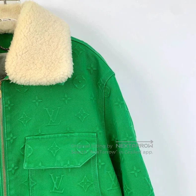 Other Louis Vuitton Green Logo Embossed Jacket. Size US L / EU 52-54 / 3 - 3 Thumbnail