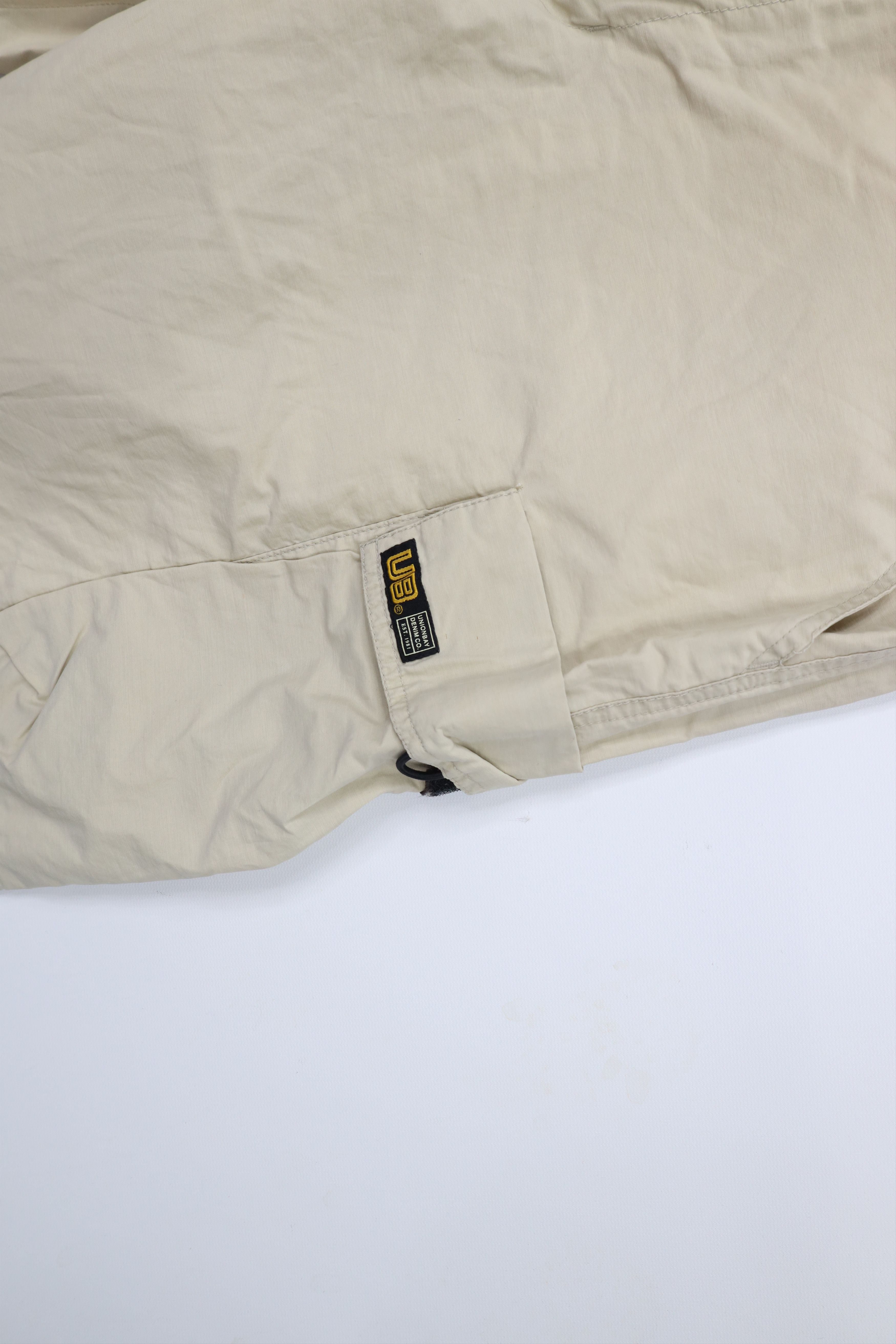 Vintage Vintage 90s Unionbay Streetwear Baggy Cargo Shorts Beige Size US 38 / EU 54 - 5 Thumbnail