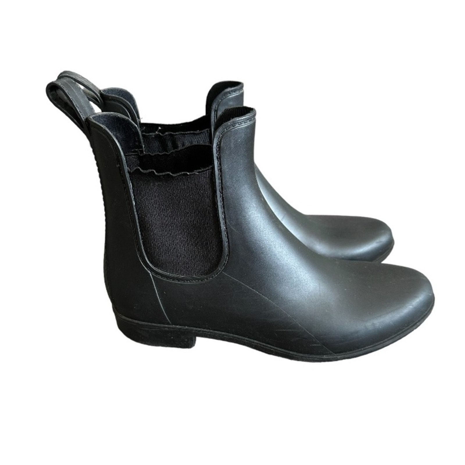 Sam Edelman Sam Edelman Tinsley Black Pull On Ankle Rain Booties Size 8 Size US 8 / IT 38 - 1 Thumbnail