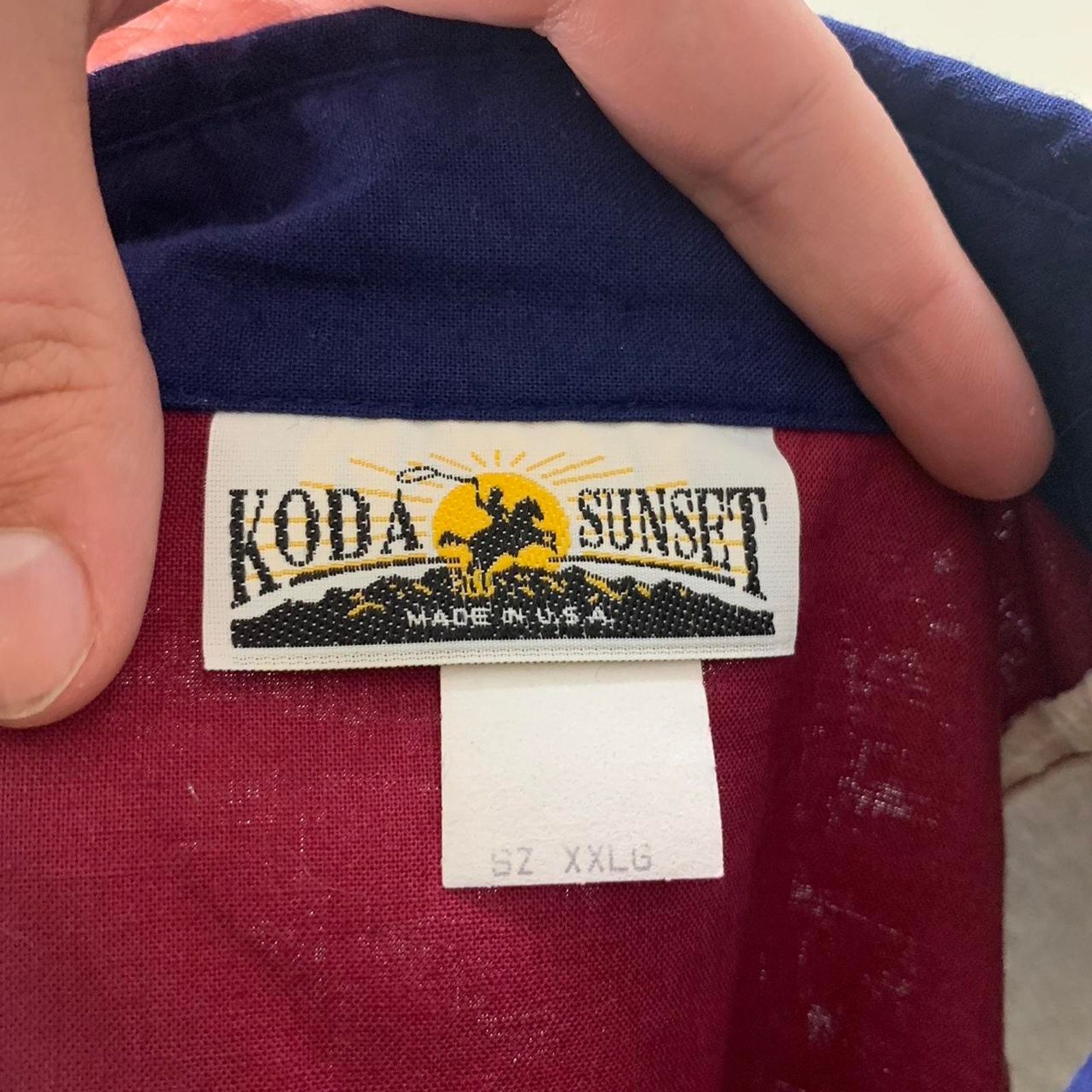 Vintage Vintage 90s Koda Sunset Western Style Button Up Shirt Size US XXL / EU 58 / 5 - 4 Thumbnail