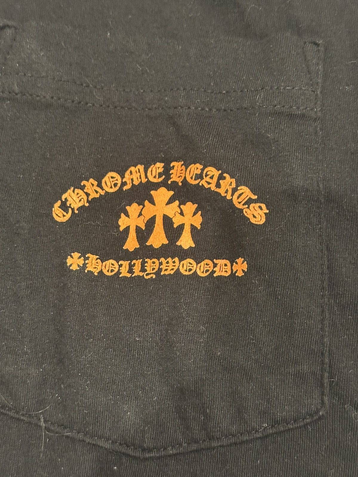 Chrome Hearts Chrome Hearts Black T Shirt orange crossed Size US L / EU 52-54 / 3 - 2 Thumbnail
