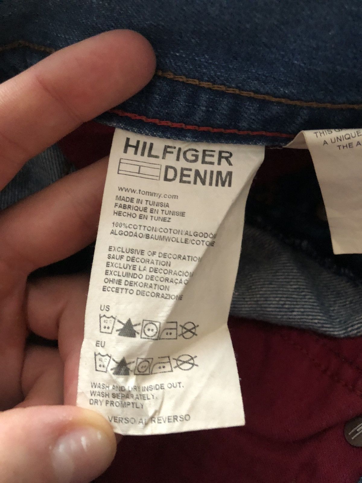Tommy Hilfiger TOMMY HILFIGER DENIM WILSON REGULAR FIT JEANS PANTS Size US 30 / EU 46 - 9 Thumbnail