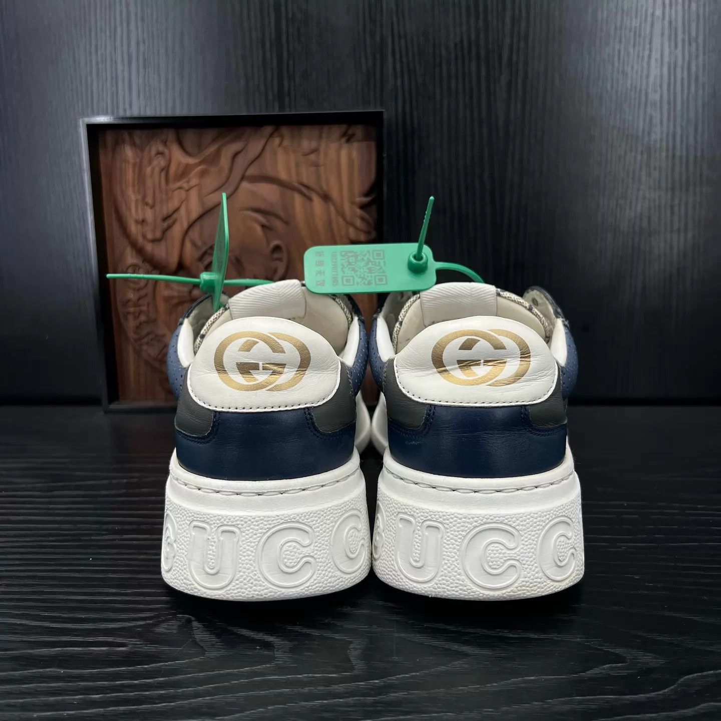 Gucci Gucci Cookie Sneaker White Blue 6/40 Original Box Size US 7 / EU 40 - 5 Thumbnail