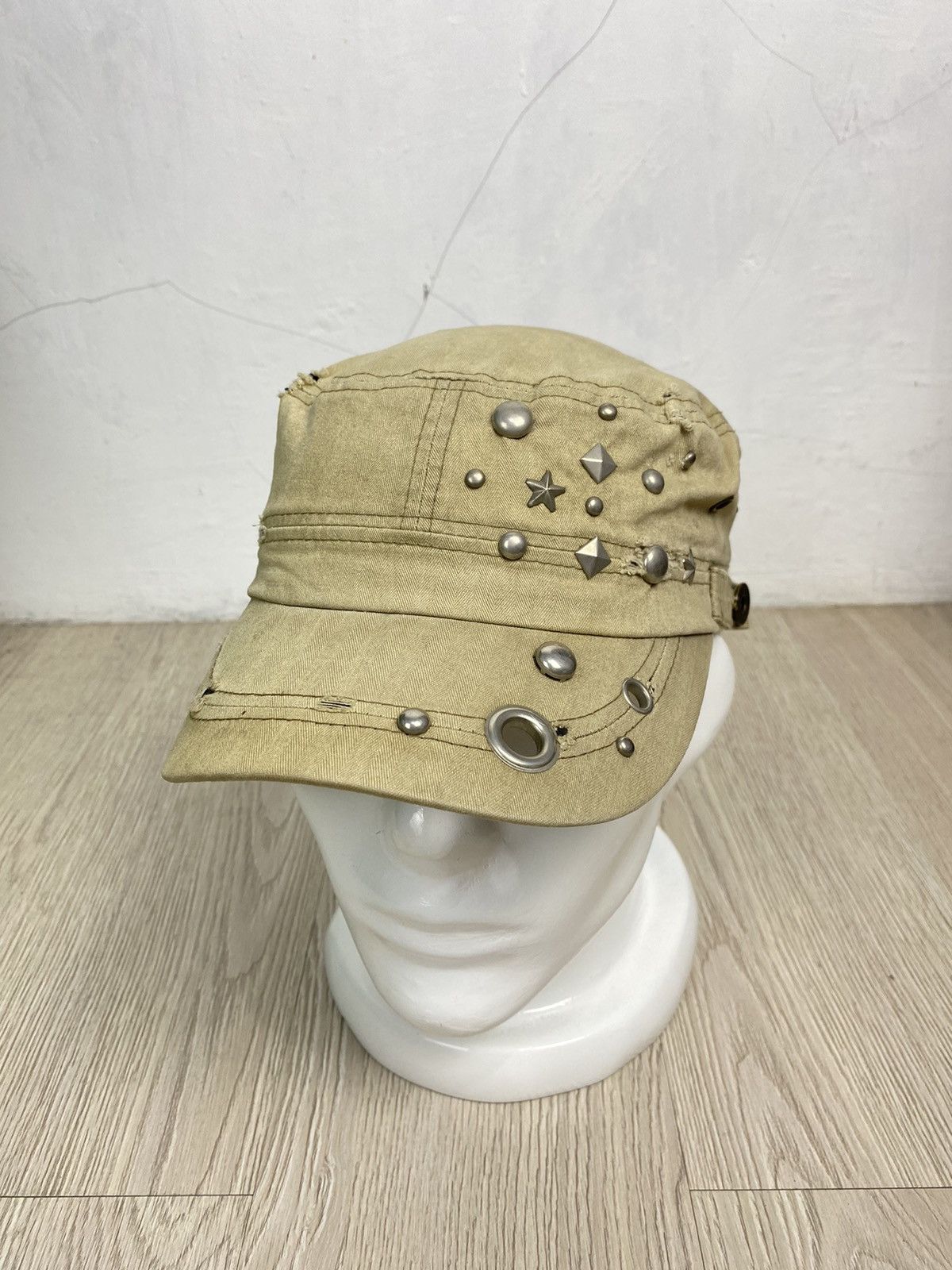 If Six Was Nine × Japanese Brand × Le Grande Bleu (L.G.B.) 2000s Cadet hat KMRii style studed Size ONE SIZE - 2 Thumbnail