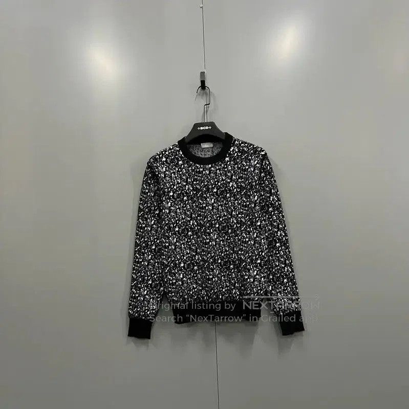 Dior Dior Black Wool Long Sleeve Sweater . Size M / US 6-8 / IT 42-44 - 1 Thumbnail