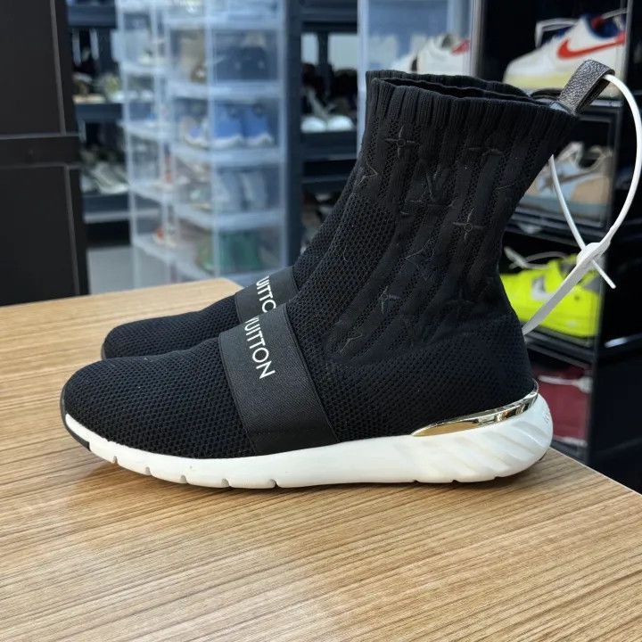 Louis Vuitton Louis Vuitton Black Knit Ankle Booties -2508 Size US 7.5 / EU 40-41 - 7 Thumbnail