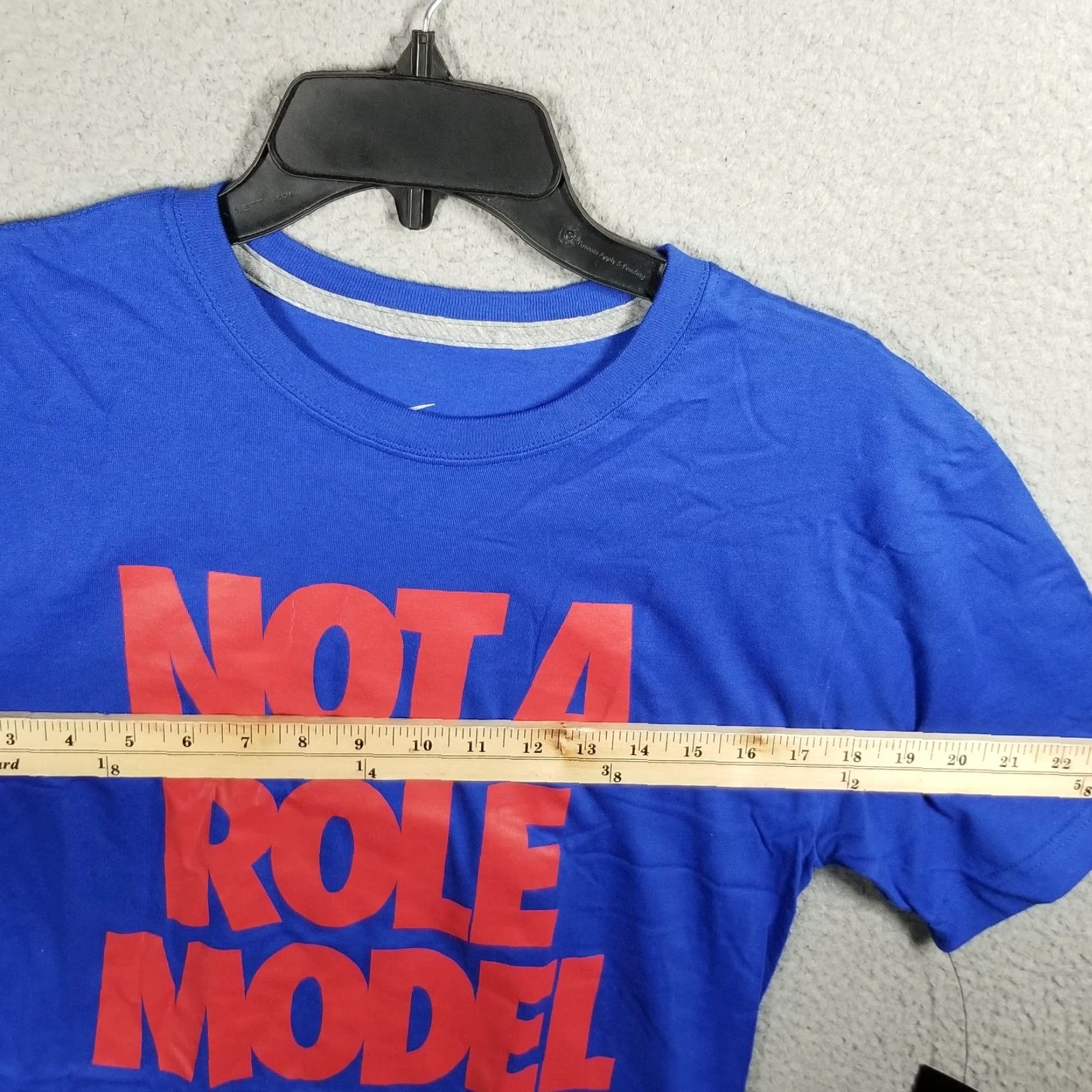 Nike VINTAGE Nike "Not A Role Model" Charles Barkley Men's Small Graphic Print T-Shirt 90s Sports Size US S / EU 44-46 / 1 - 6 Thumbnail