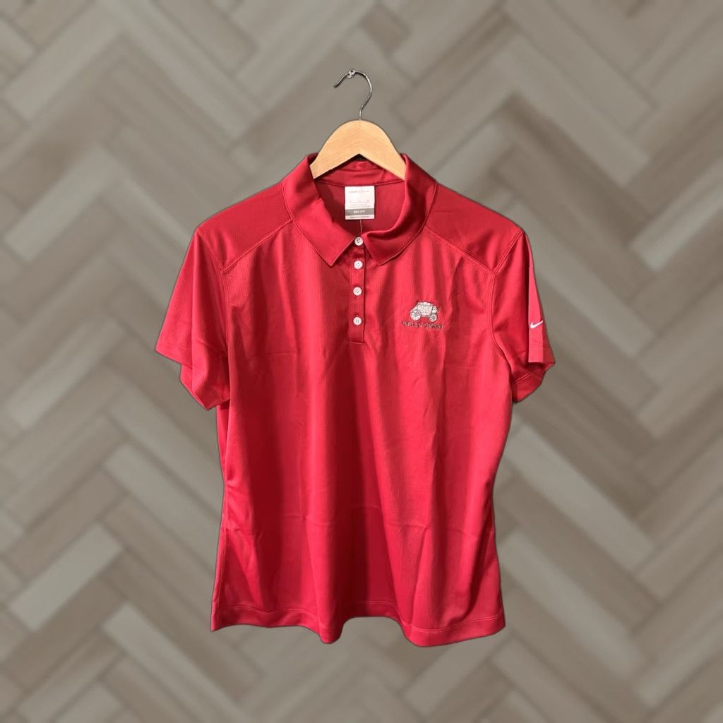 Nike Nike Womens Polo Shirt short sleeve Red XL NWT Wells Fargo affordable basic collared shirt Womens XL Red Nike Polo NWT Size XL / US 12-14 / IT 48-50 - 1 Thumbnail