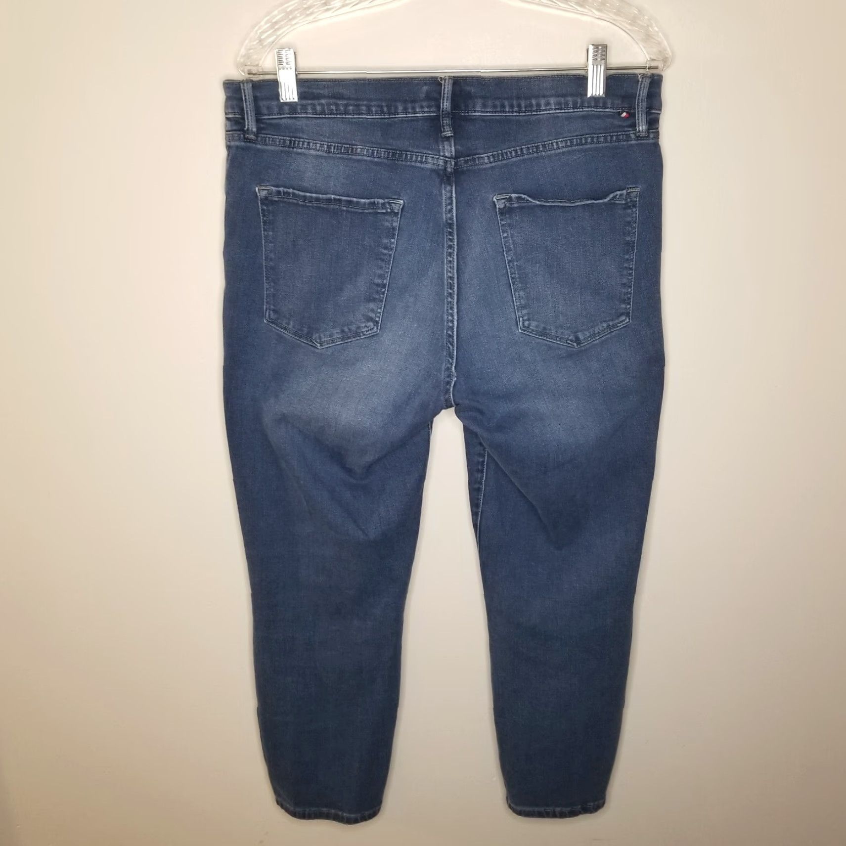 Tommy Hilfiger TOMMY HILFIGER Womens Skinny Jeans Size 14 Blue Greenwich Regular Size 36" / US 14 / IT 50 - 4 Thumbnail
