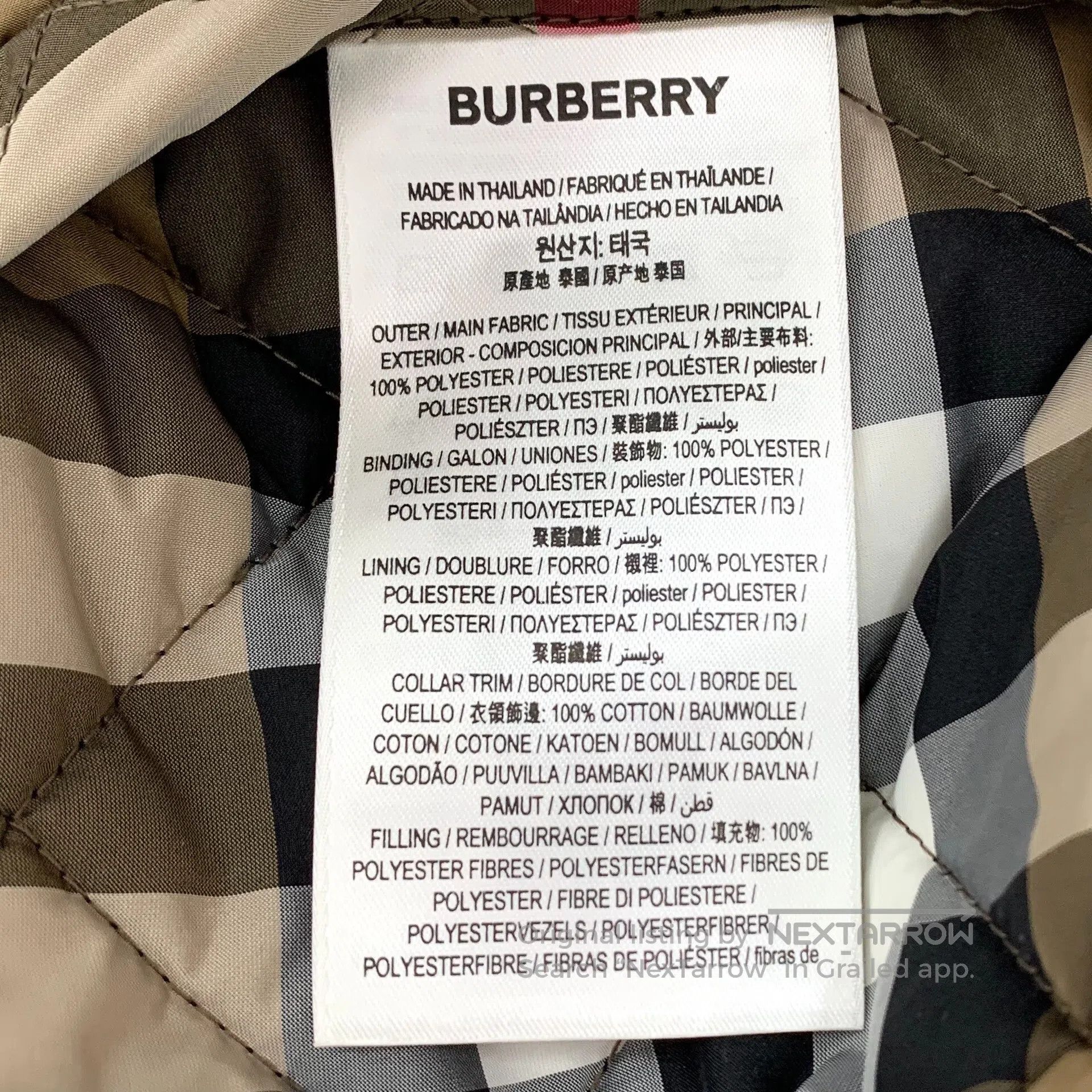 Burberry Burberry Black Diamond Pattern Collared Single Breasted Lo Size US L / EU 52-54 / 3 - 8 Thumbnail