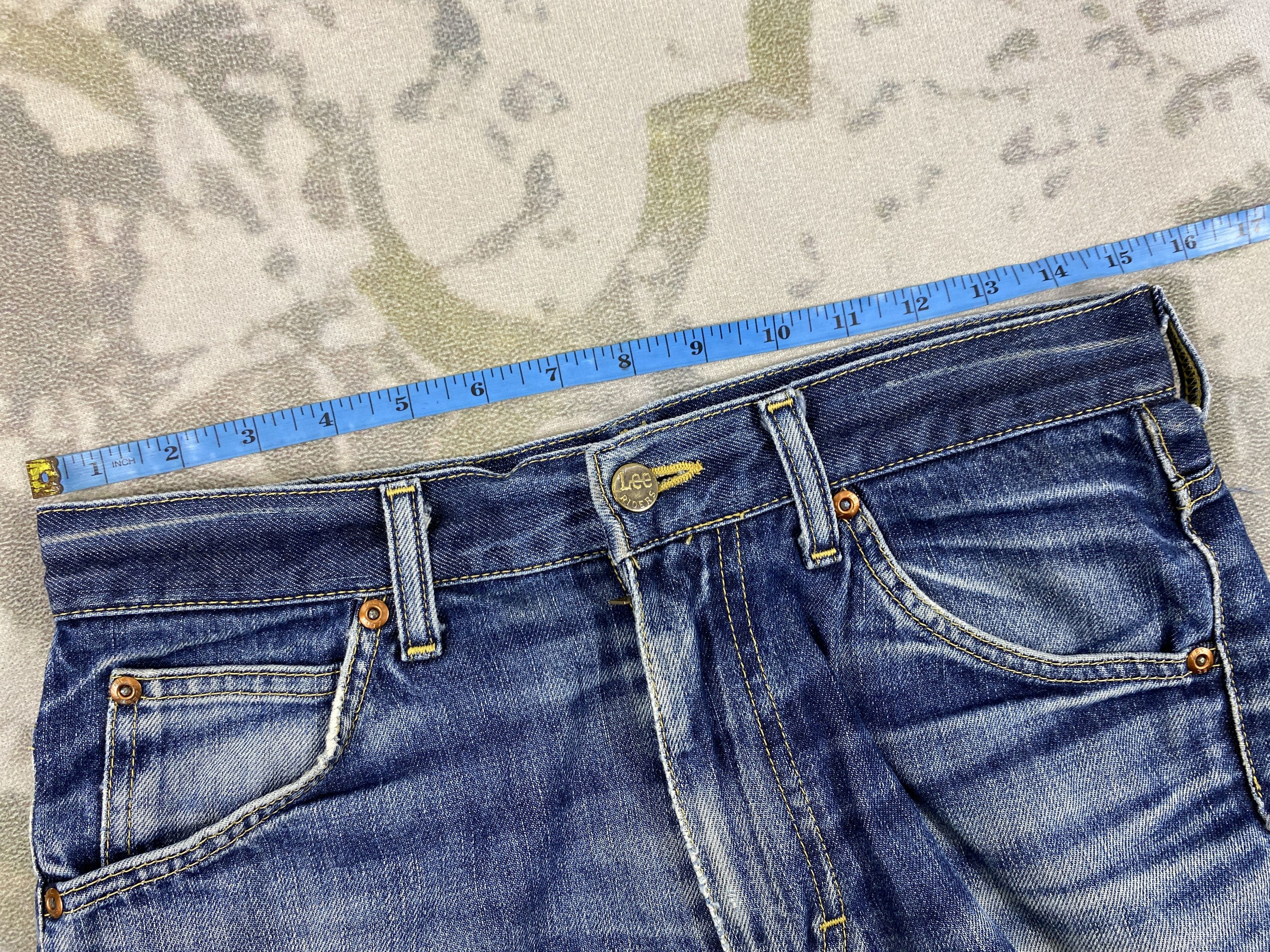 Japanese Brand Vintage Lee Riders Jeans 30x29.5 Denim- JN3680 Size US 30 / EU 46 - 5 Thumbnail