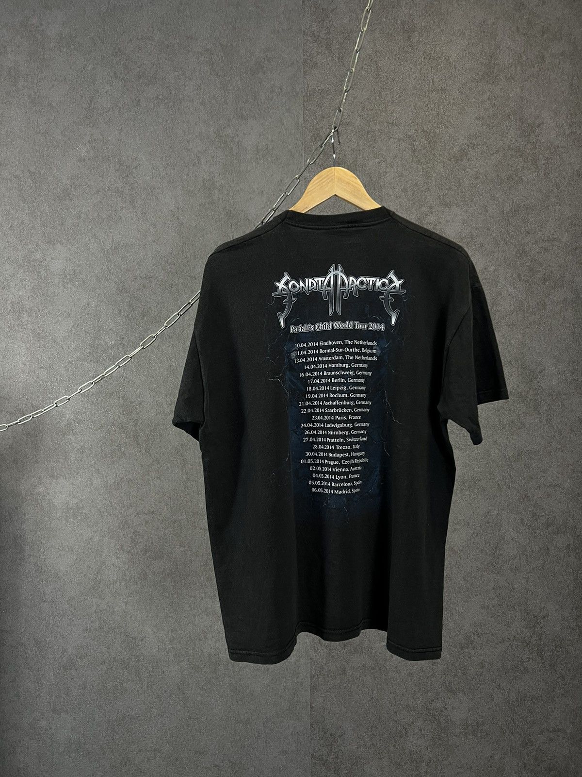 Band Tees Sonat Arctica rock band tour tee Size US XL / EU 56 / 4 - 5 Thumbnail