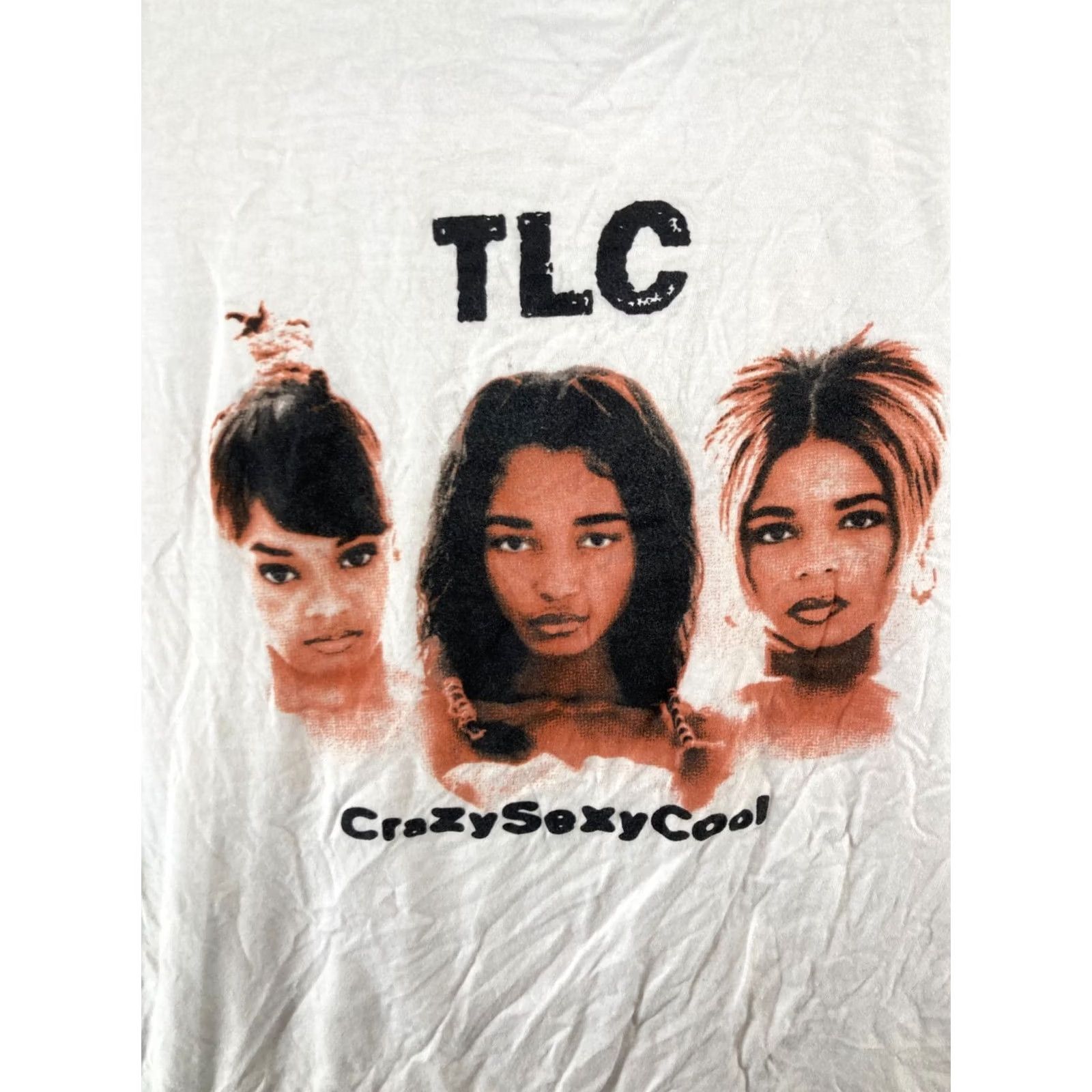 Vintage TLC Shirt Women Medium White Hip Hop 90s Crazy Sexy Cool Band TShirt"} Size M / US 6-8 / IT 42-44 - 4 Thumbnail