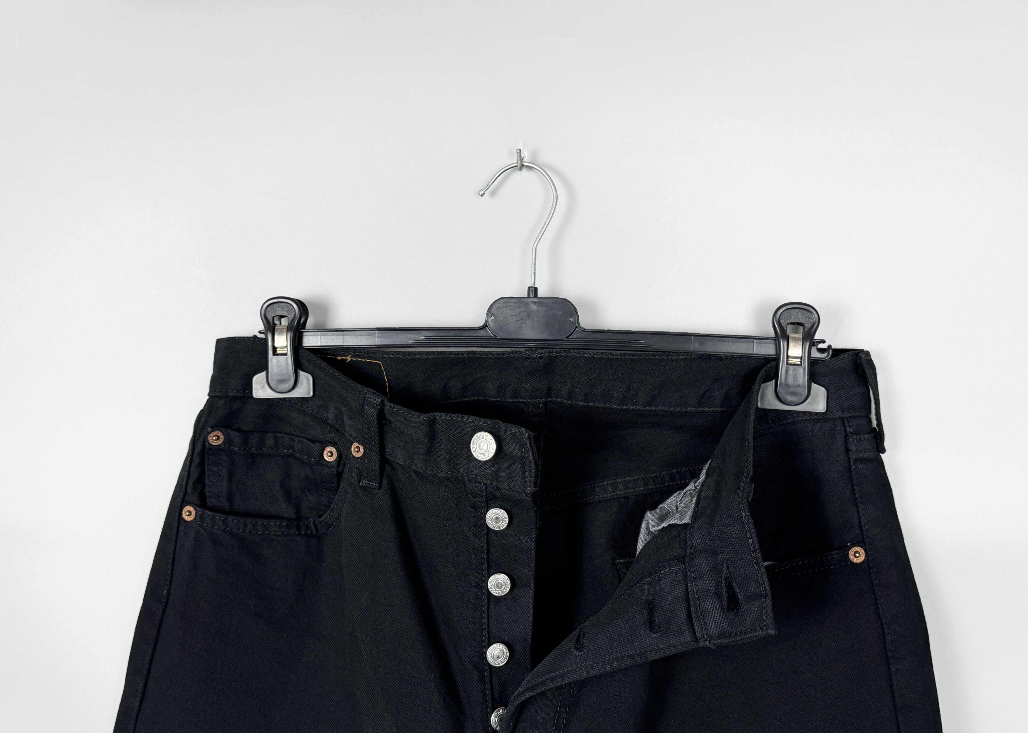 Levi's Levi's 501 Vintage Denim Black Jeans Pant W34 L32 Size US 34 / EU 50 - 7 Thumbnail