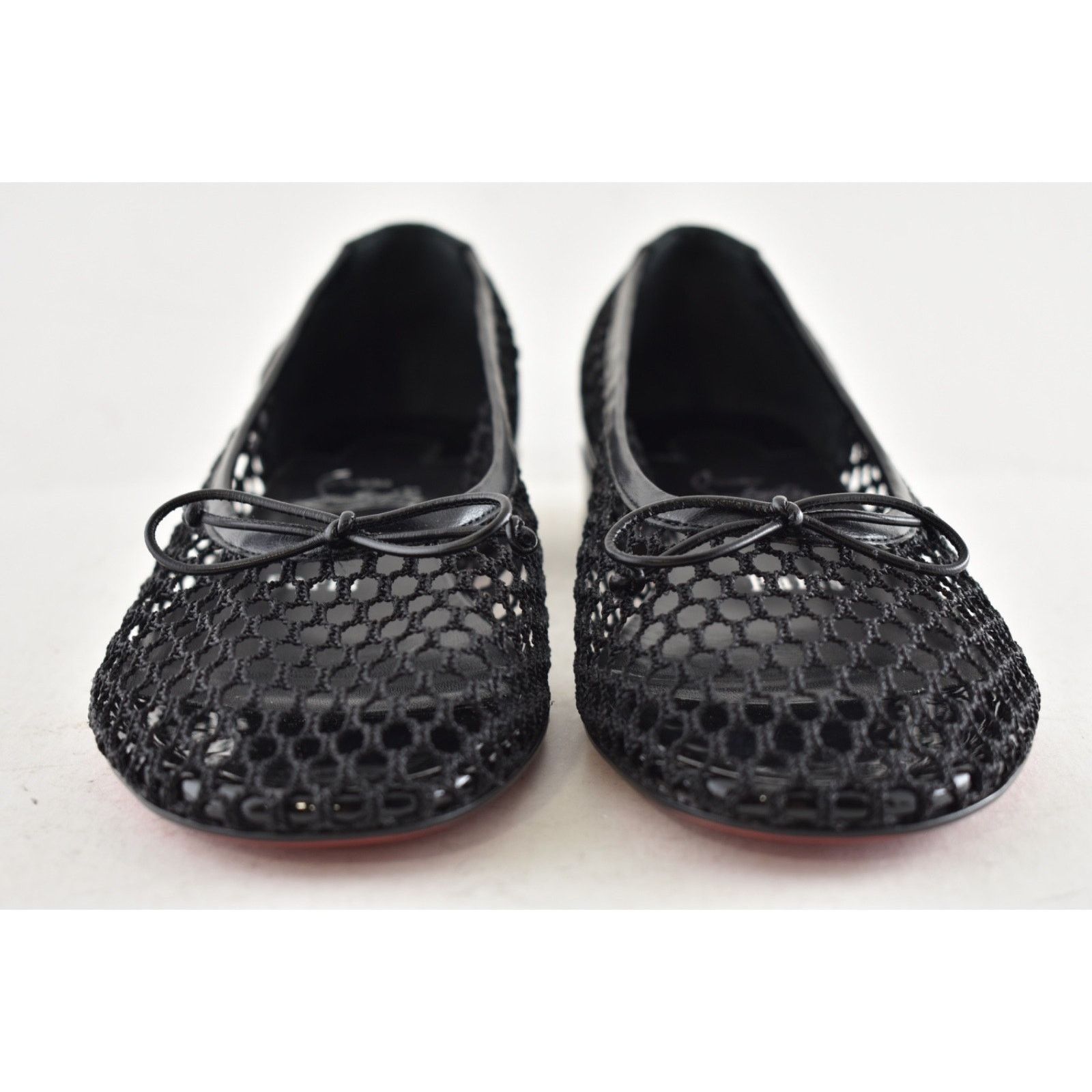 Christian Louboutin Christian Louboutin Sweetie Jane Mesh Flat Black Patent Size US 9.5 / IT 39.5 - 15 Thumbnail
